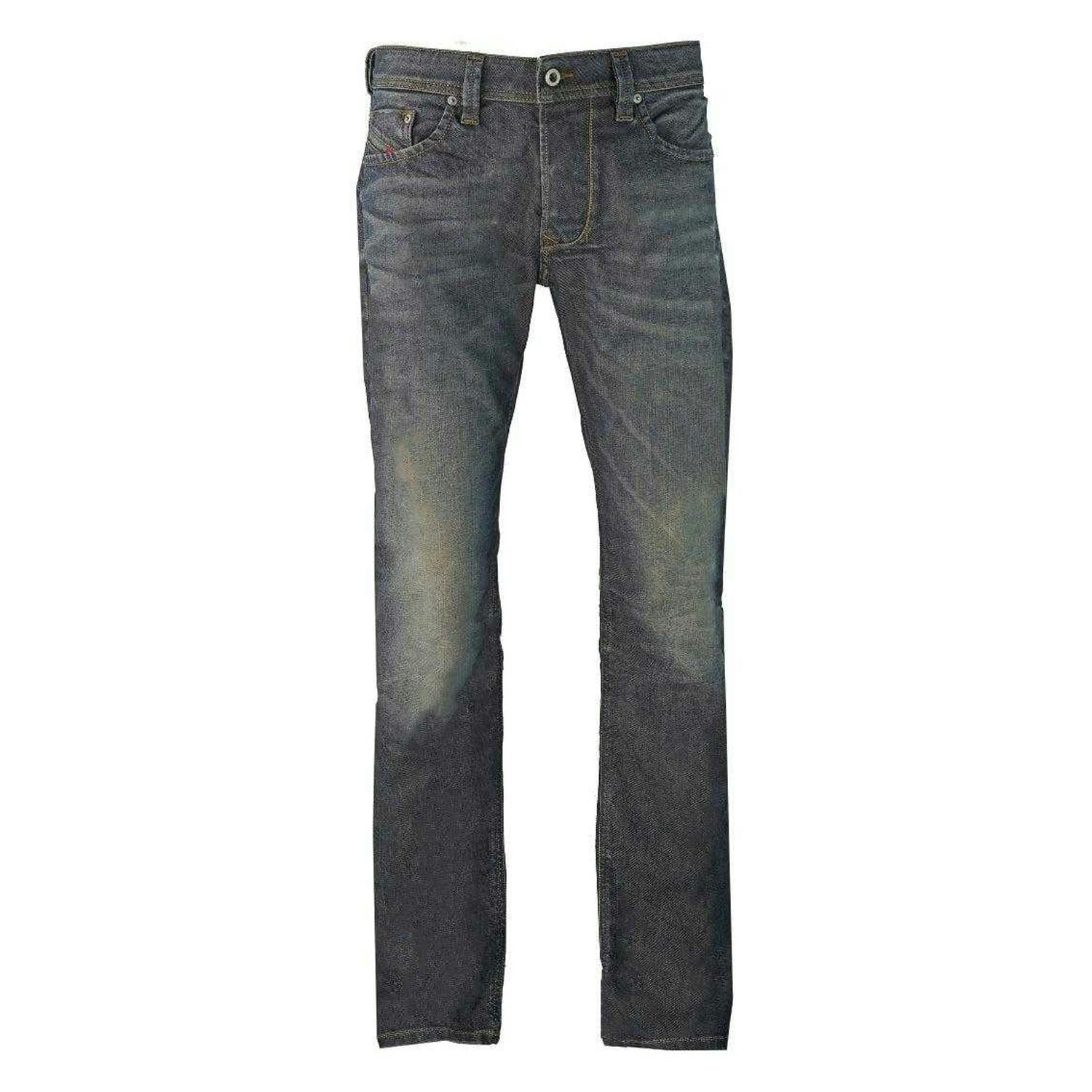 Diesel Men's Black Buster Jeans - 28R - 98% Cotton/2% Elastane