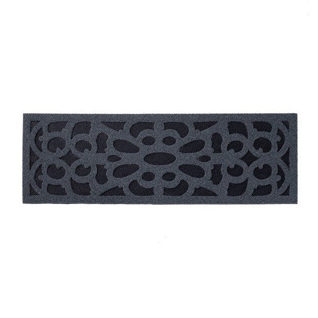 Rackhams Grey Victorian Style Eco-Friendly Rubber Step Mat - Single Mat - Image 3