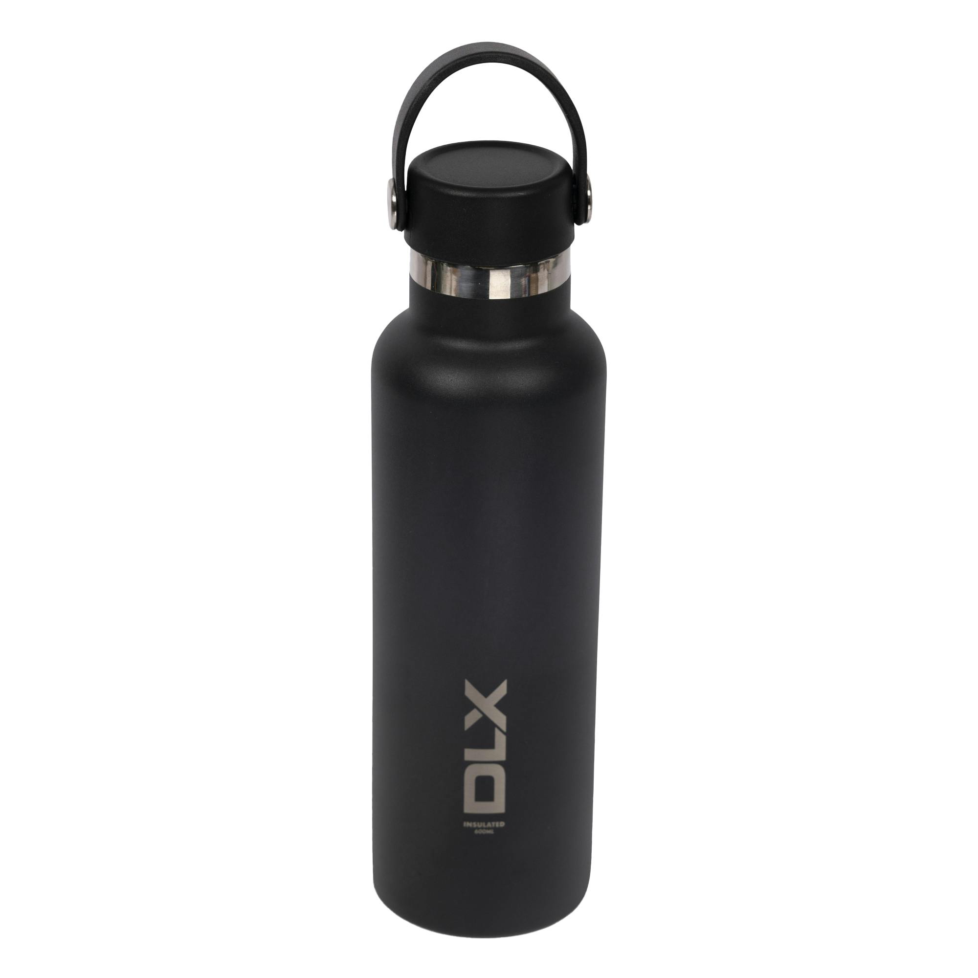 Trespass Black Langavat Dlx Insulated 600Ml Flask - One Size - 100% Mixed
