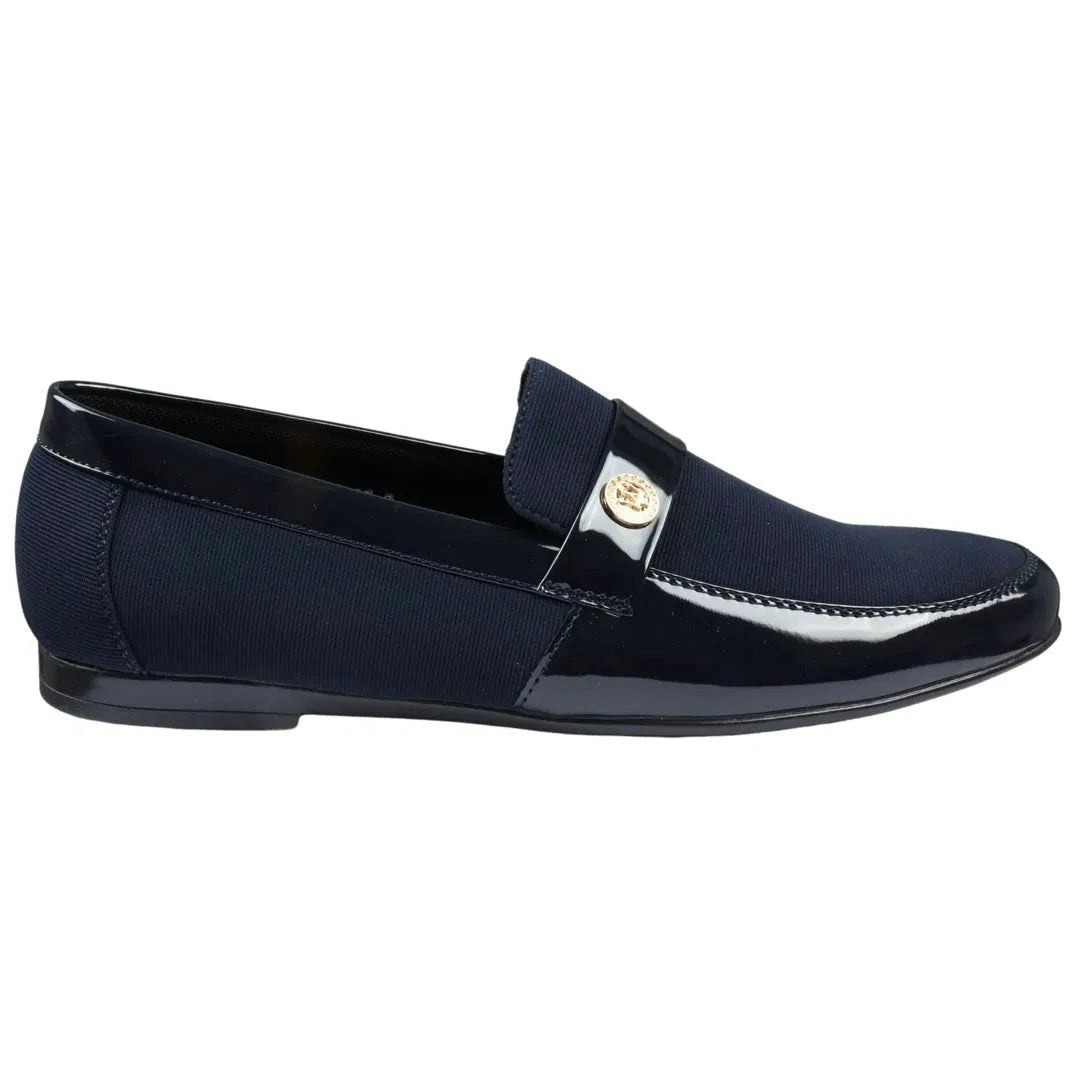 Dolcetto Men's Slip On Lightweight Loafer Shoes - Navy - Uk 6