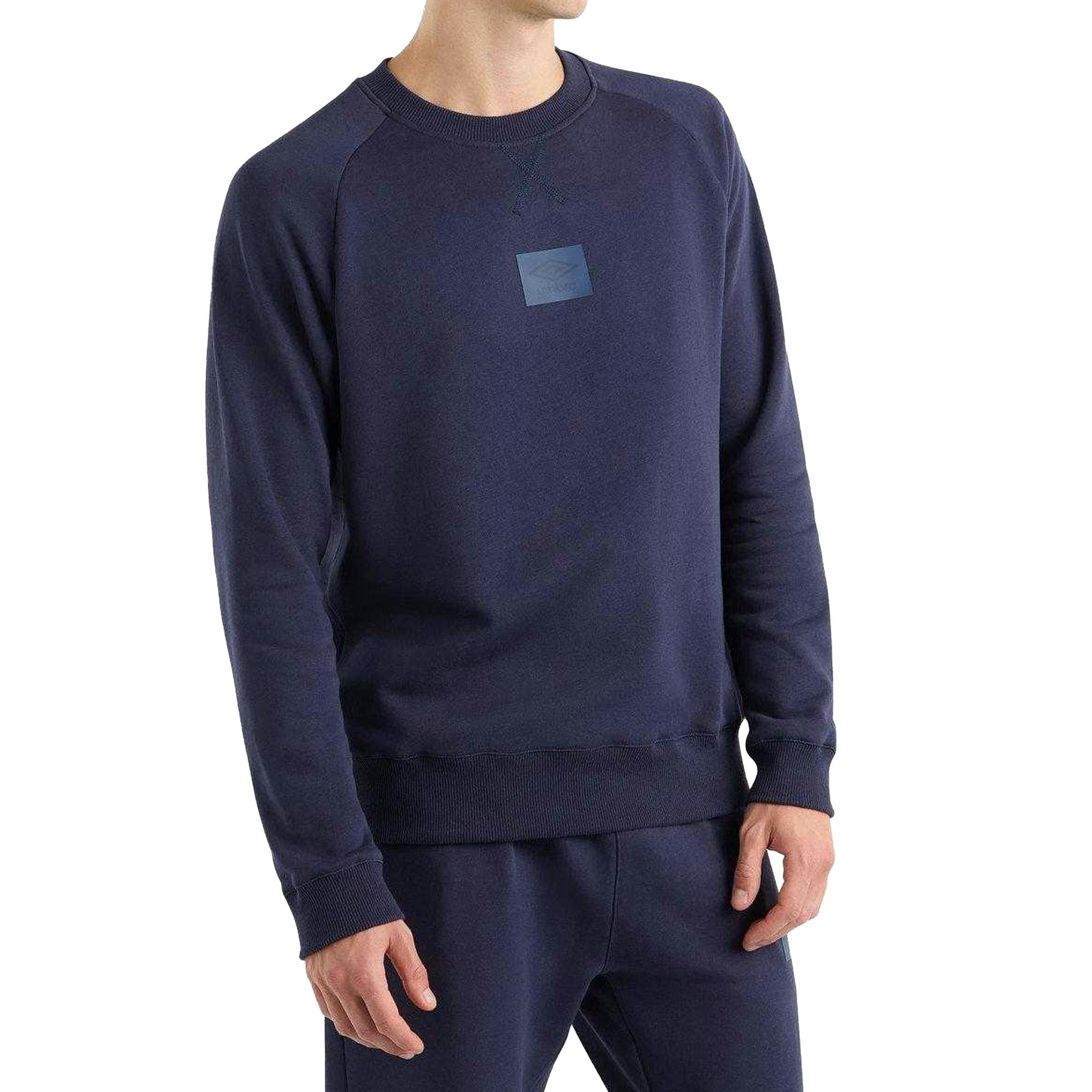 Umbro Men's Logo Sweatshirt - Peacoat - M - Peacoat - 70% Cotton/30% Polyester