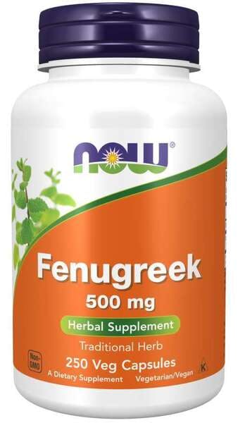 Now Foods Fenugreek, 500Mg - 250 Vcaps - Image 6