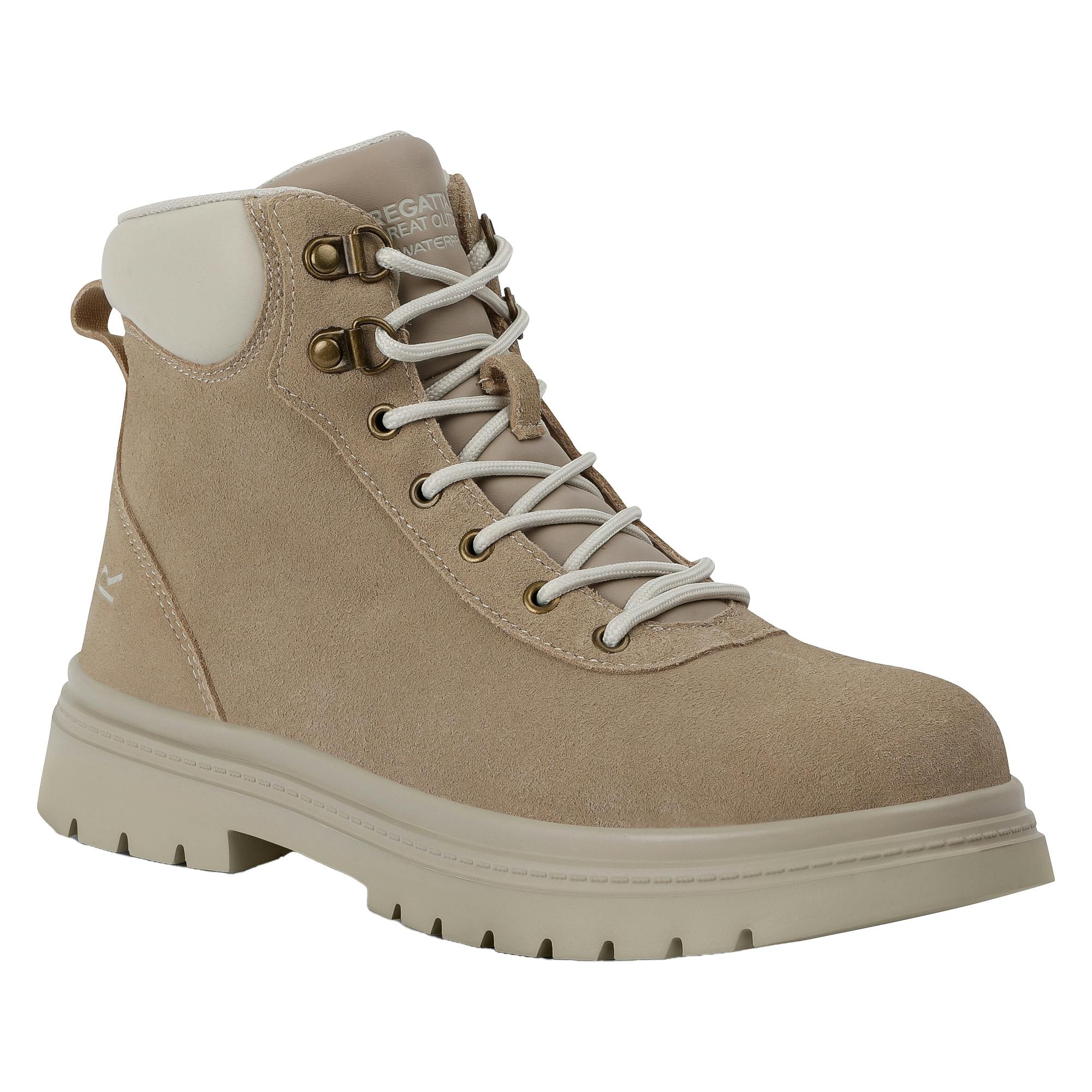 Regatta Women's Beige Whinton Suede Boots - Taupe/ - 6.5 Uk - Taupe/ - 95% Leather/5% Polyurethane