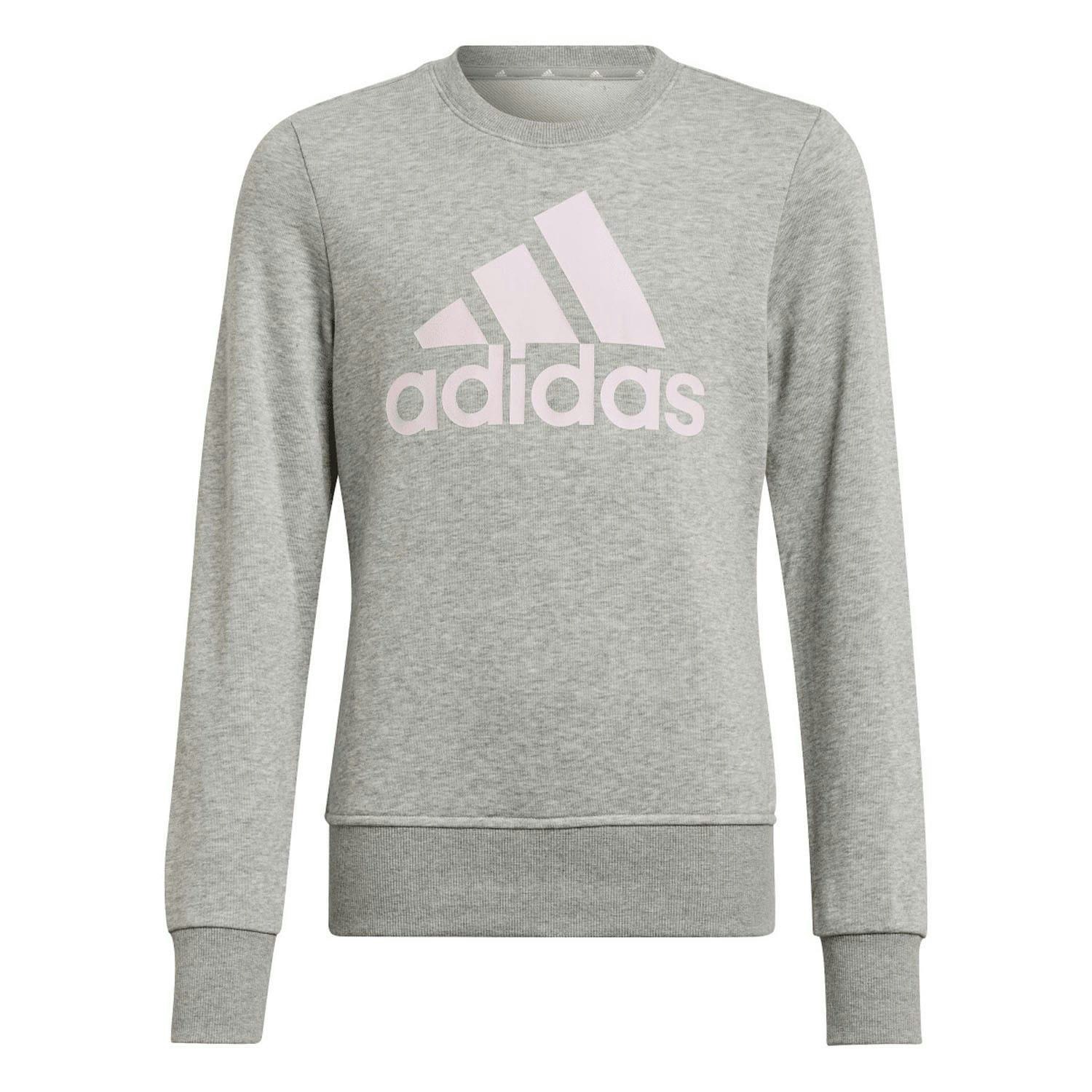 Adidas Girls Grey Essentials Big Logo Sweatshirt - 5-6 Years