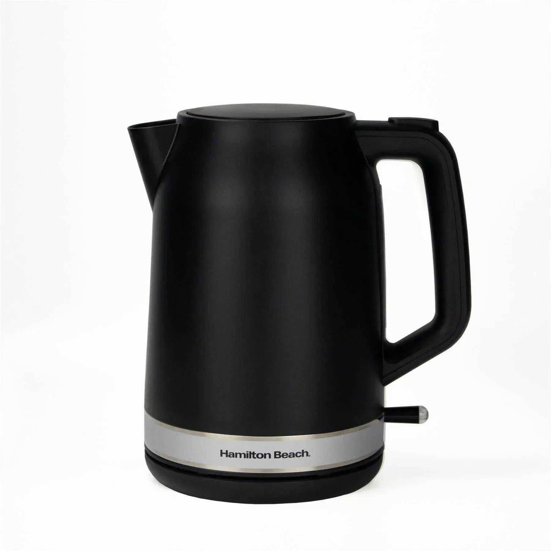 Hamilton Beach Black Ella 1.7L Kettle - Matte