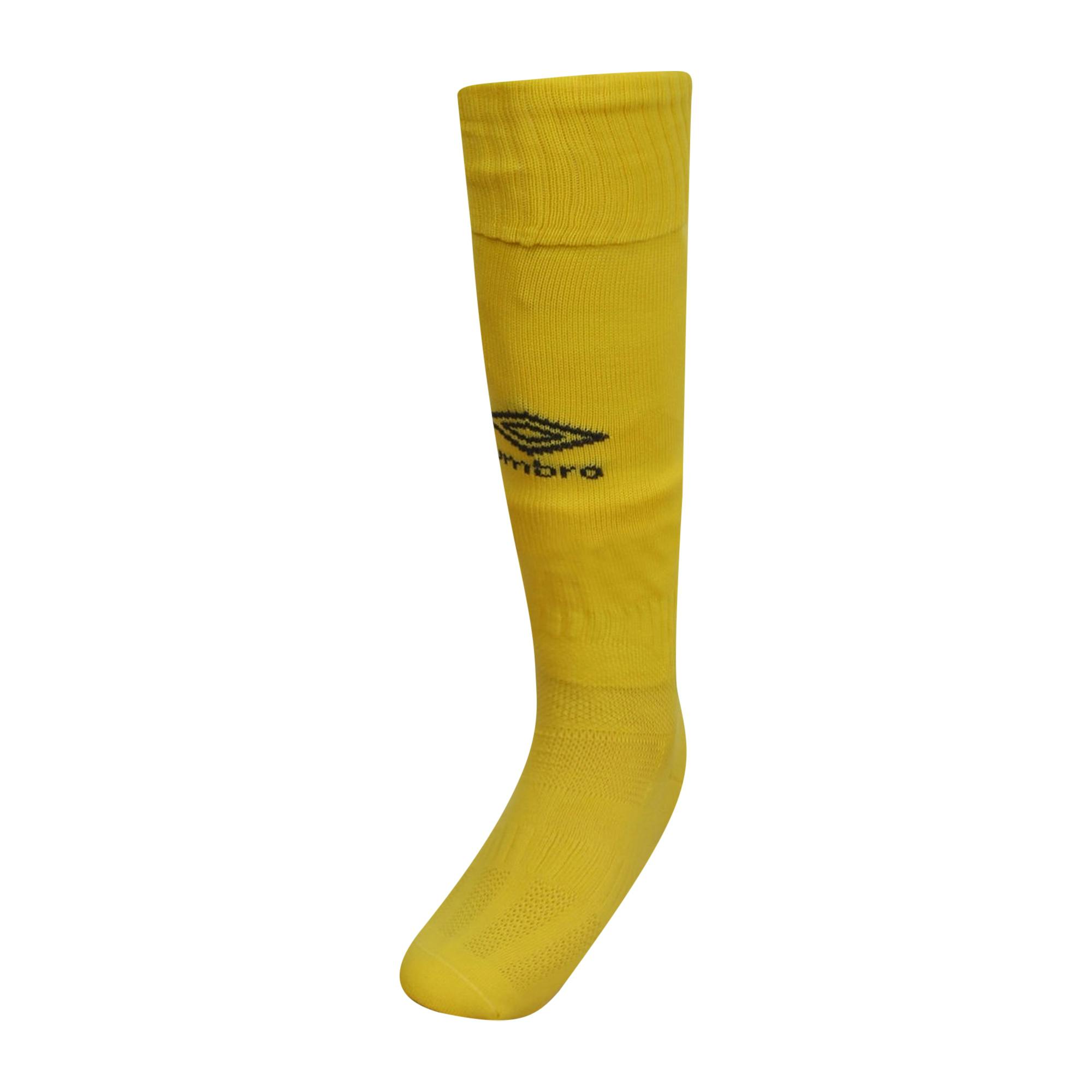 Umbro Men's Yellow Classico Socks - Blazing /Carbon - 7 Uk-12 Uk - Blazing /Carbon - 95% Nylon/5% Elastane