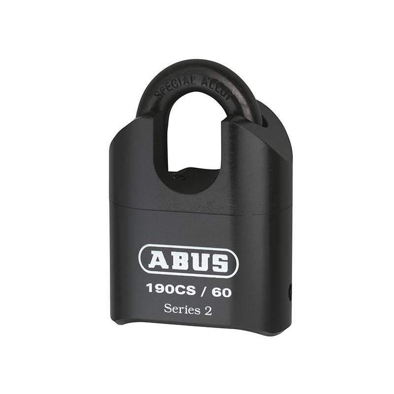 Abus Mechanical Black 190/60 60Mm Heavy-Duty Combination Padlock Closed Shackle (4-Digit) Carded - Multi Colour