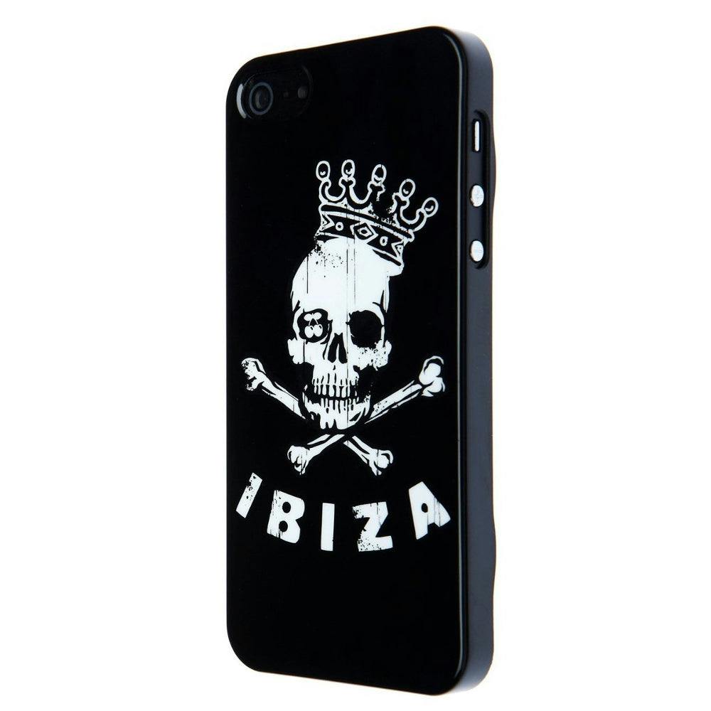 Pacha Black/White Ibiza Iphone 5 5S Case With Skull King Design