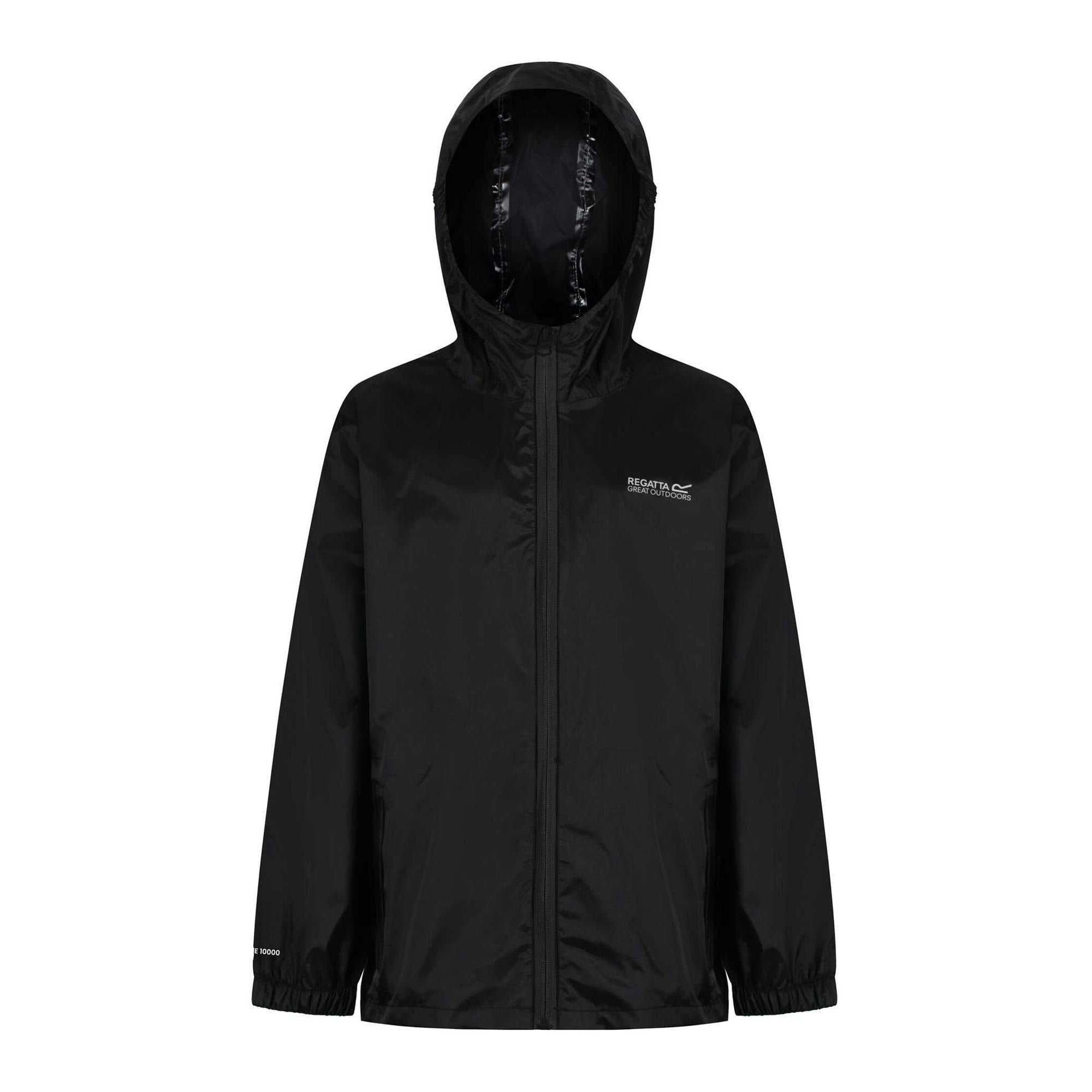 Regatta Black Great Outdoors Childrens/Kids Pack It Jacket Iii Waterproof Packaway - 2 Years - 100% Polyamide