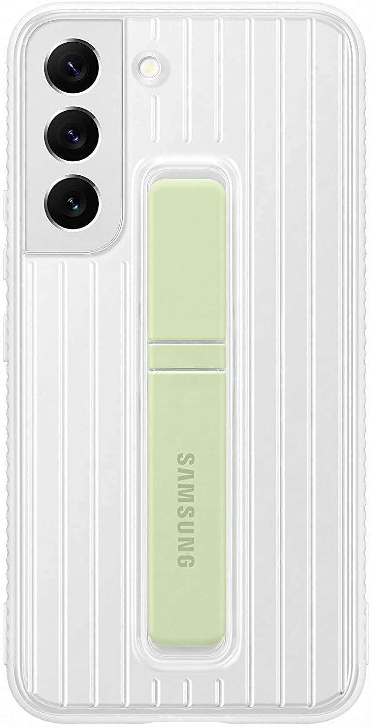 Samsung White/Green Galaxy S22 Protective Standing Cover - Ef-Rs901cwegew