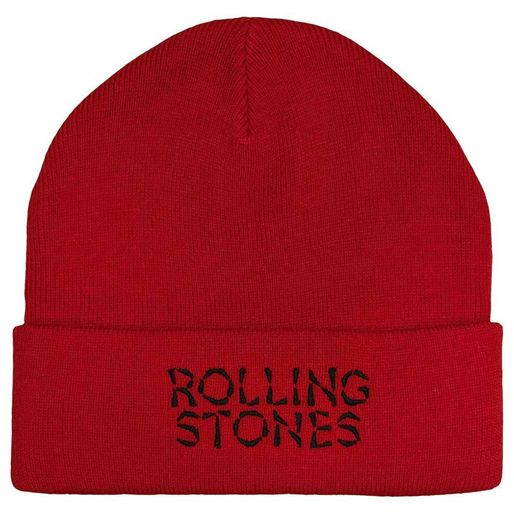 Paradiso Clothing Unisex Red The Rolling Stones Hackney Diamonds Beanie Hat - One Size