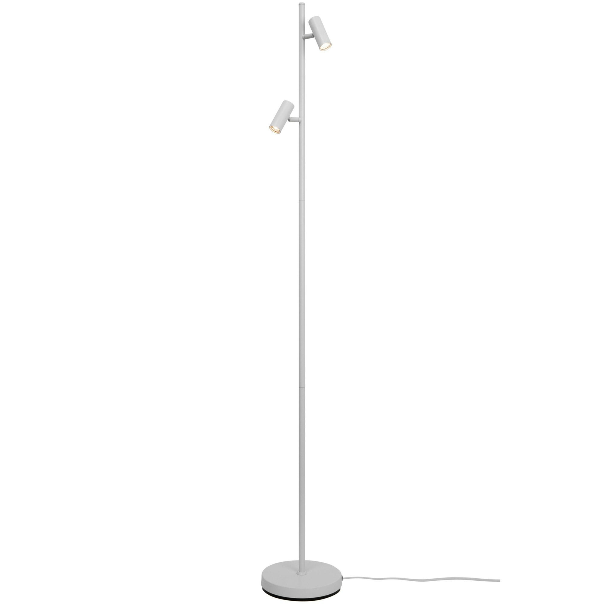Rackhams White Omari | Floor Lamp | - Metal - 1