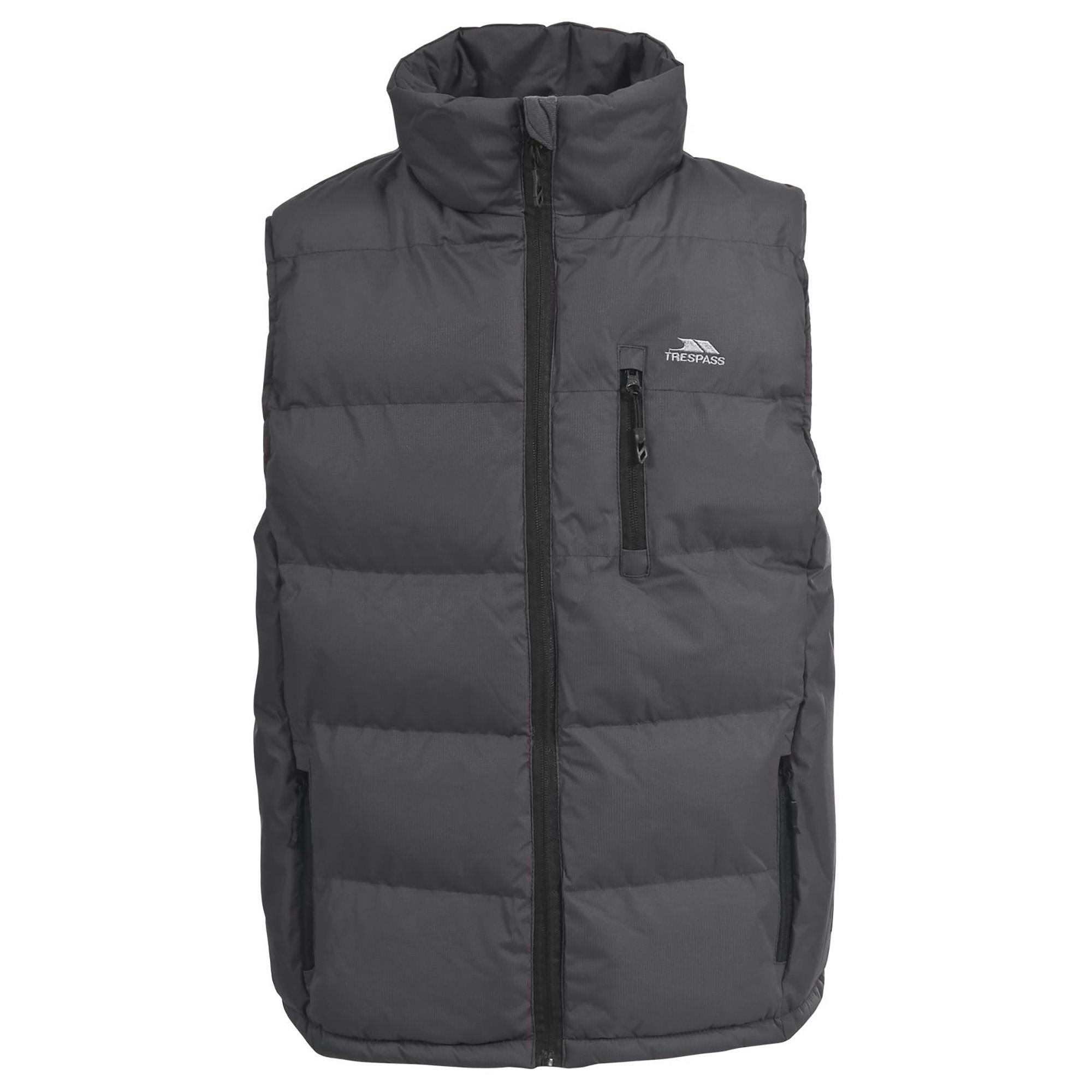 Trespass Men's Clasp Padded Gilet/Bodywarmer - Flint - Xl - Flint - 100% Polyester