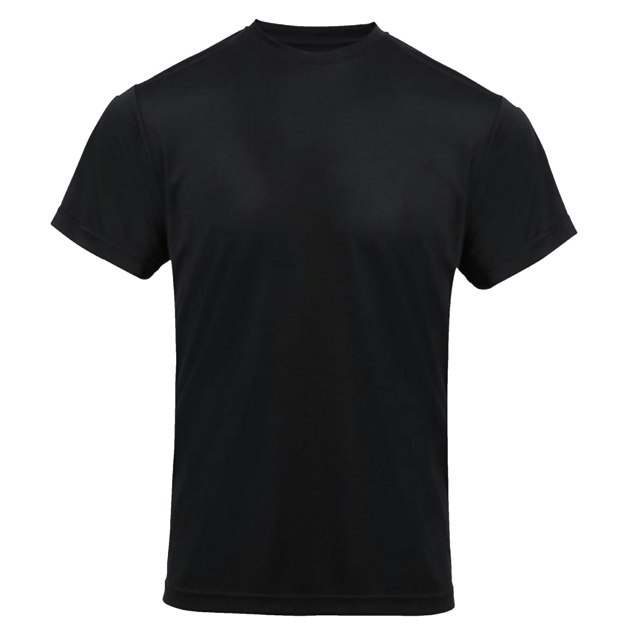 Premier (L, Black) Mens Chefs Coolchecker Short Sleeve T-Shirt - Image 2