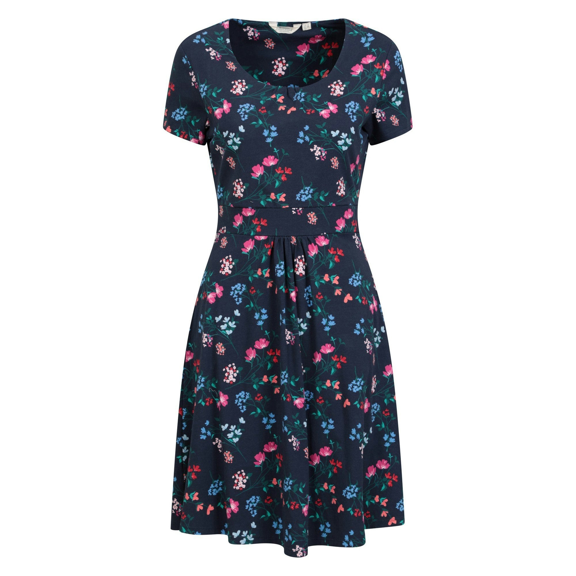 Mountain Warehouse Women's Orchid Floral Uv Protection Dress - Navy - Navy - Size 20 Uk
