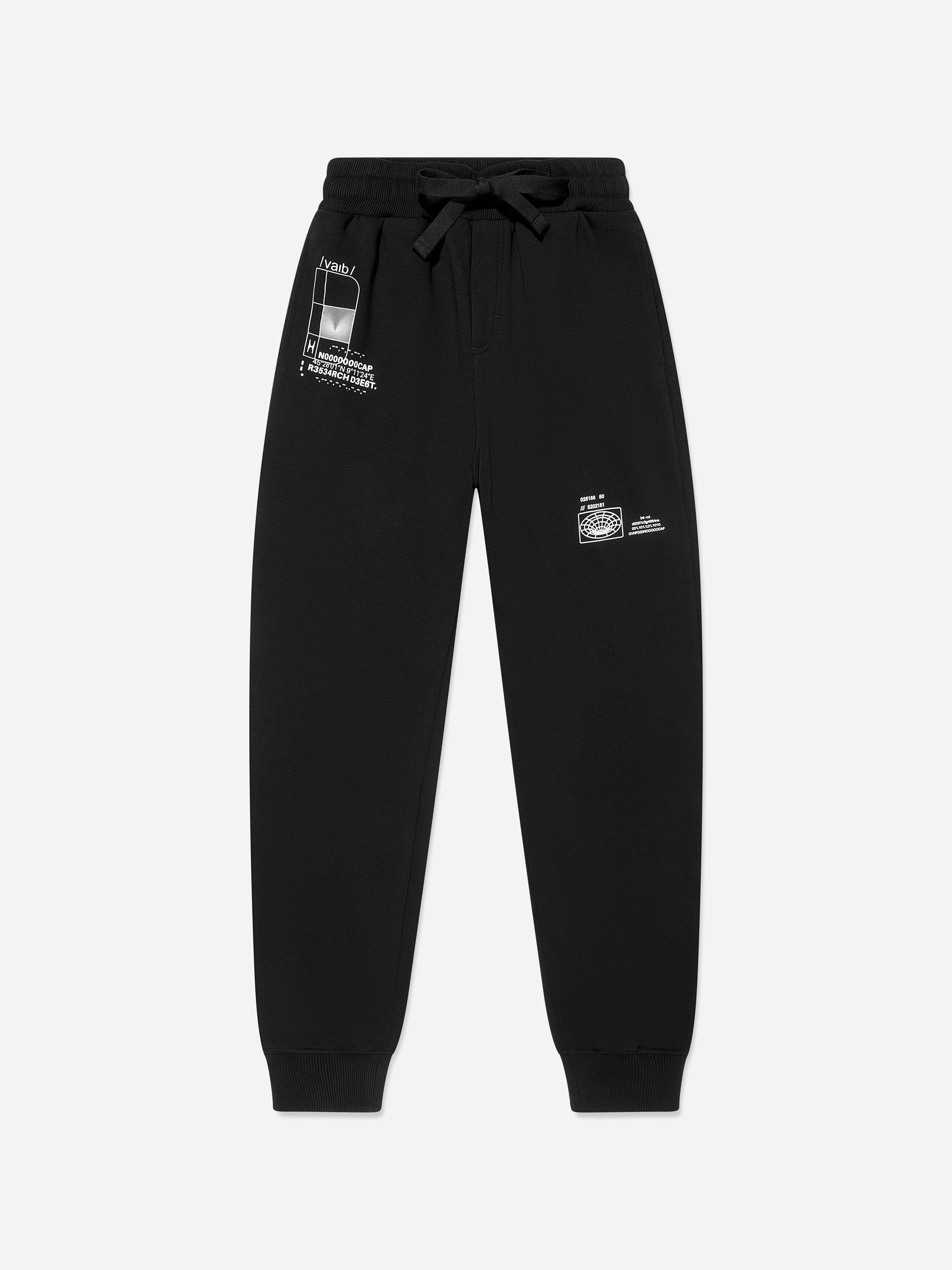Dolce & Gabbana Kids Girls Black Dolce & Gabbana Dg Vibe Joggers In - M (14 Yrs)