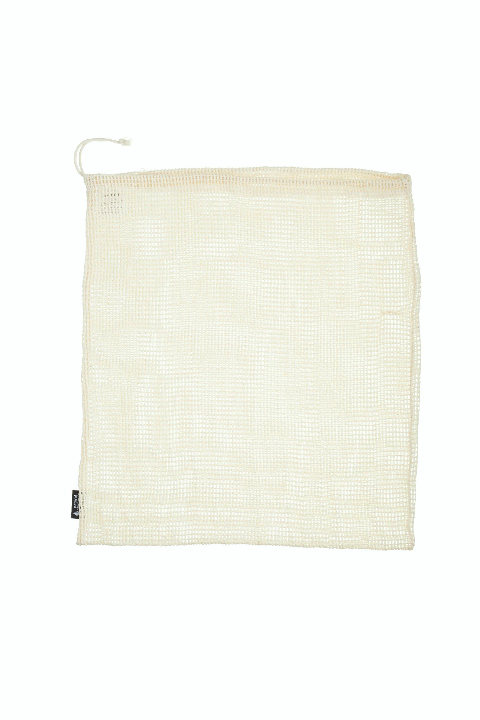 Rackhams Cream Eco-Friendly Set Of Three Drawstring Produce Bags - Wax - Food Storage