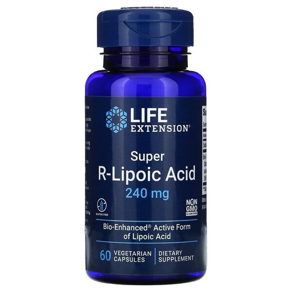Life Extension, Super R-Lipoic Acid, 240 mg, 60 Vegetarian Capsules, Free P&P - Image 5