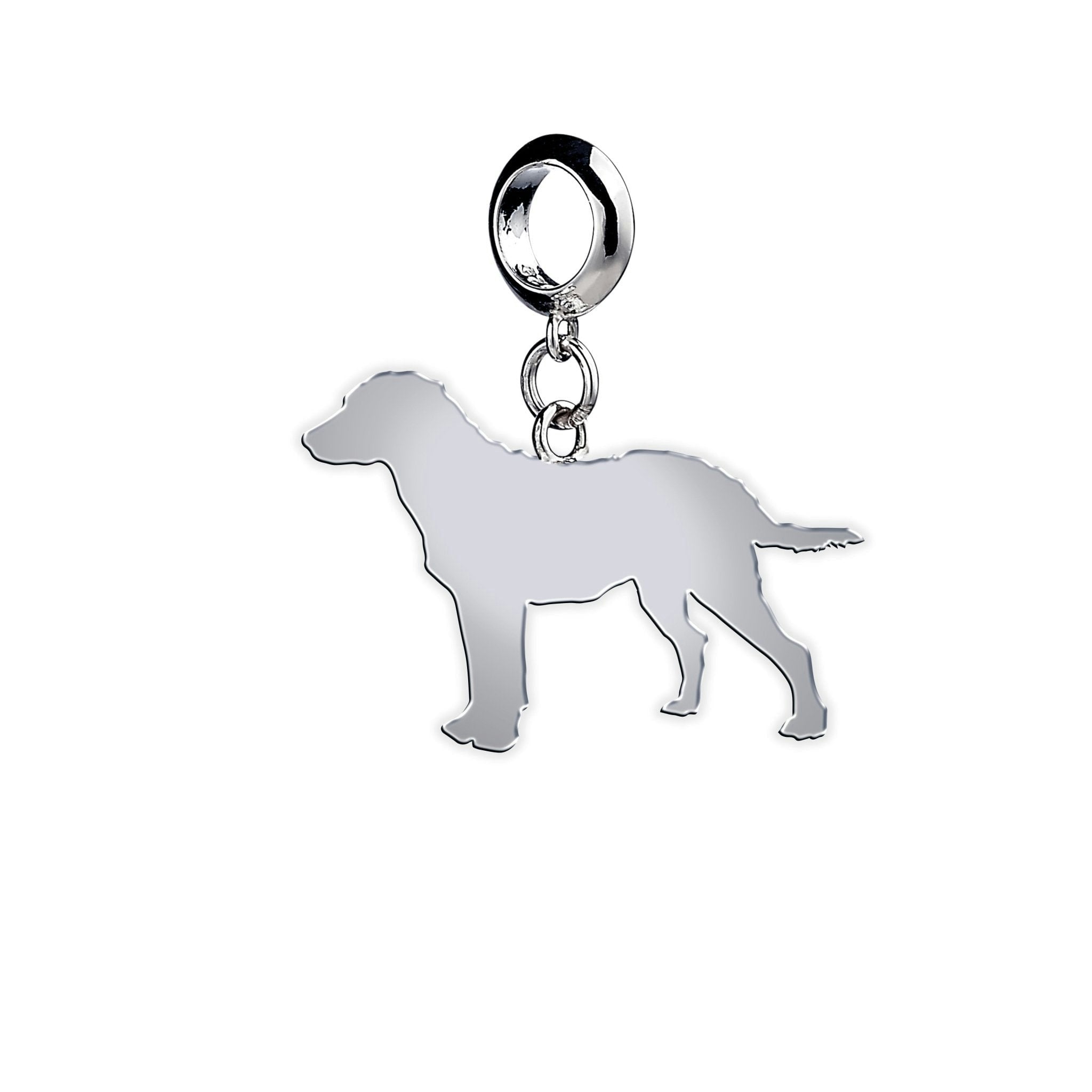 Mylee London Silver Chesapeake Bay Retriever Silhouette Charm - No - Slider Charm