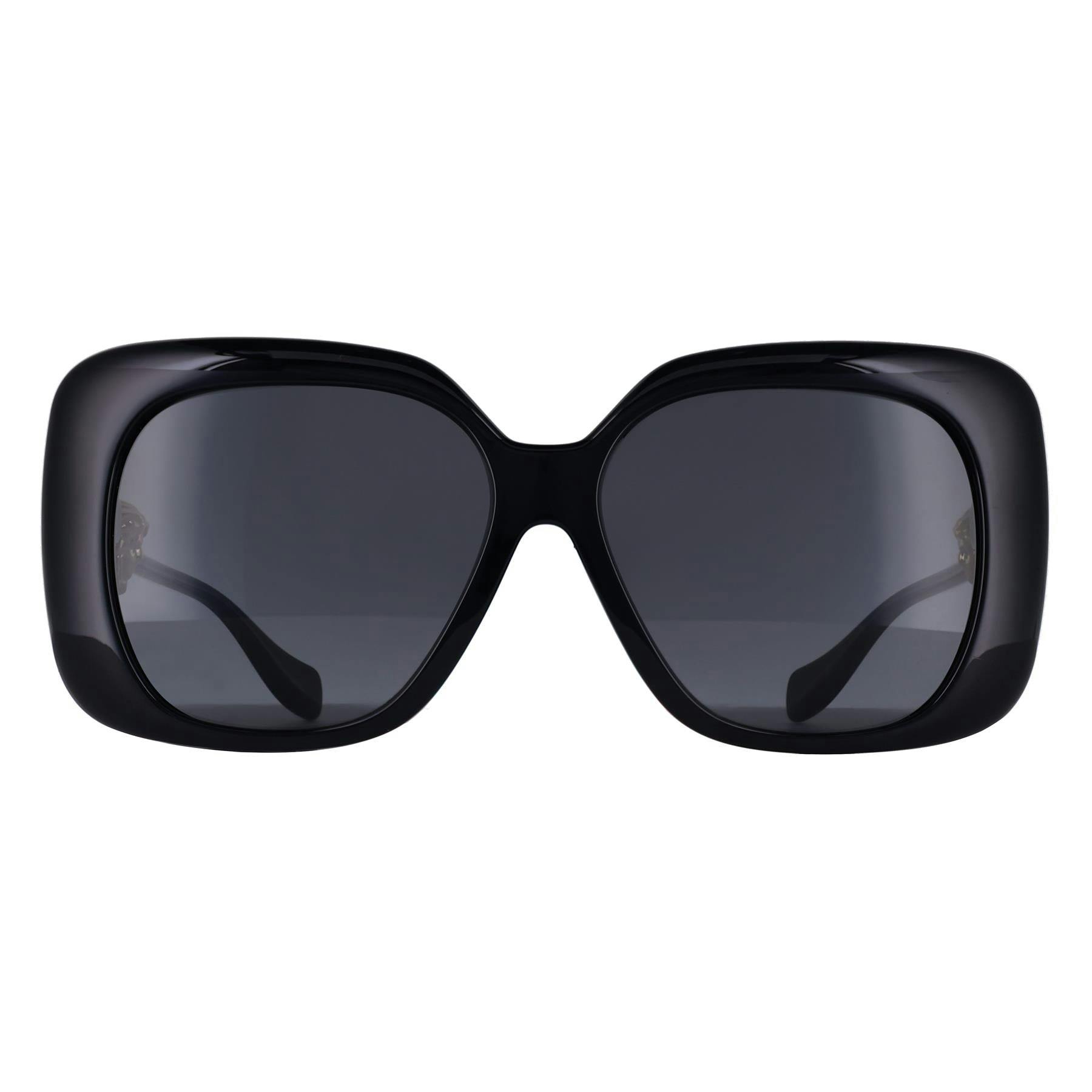 Versace Woman Sunglass VE4499U - Frame color: Black, Lens color: Dark Grey - Image 5