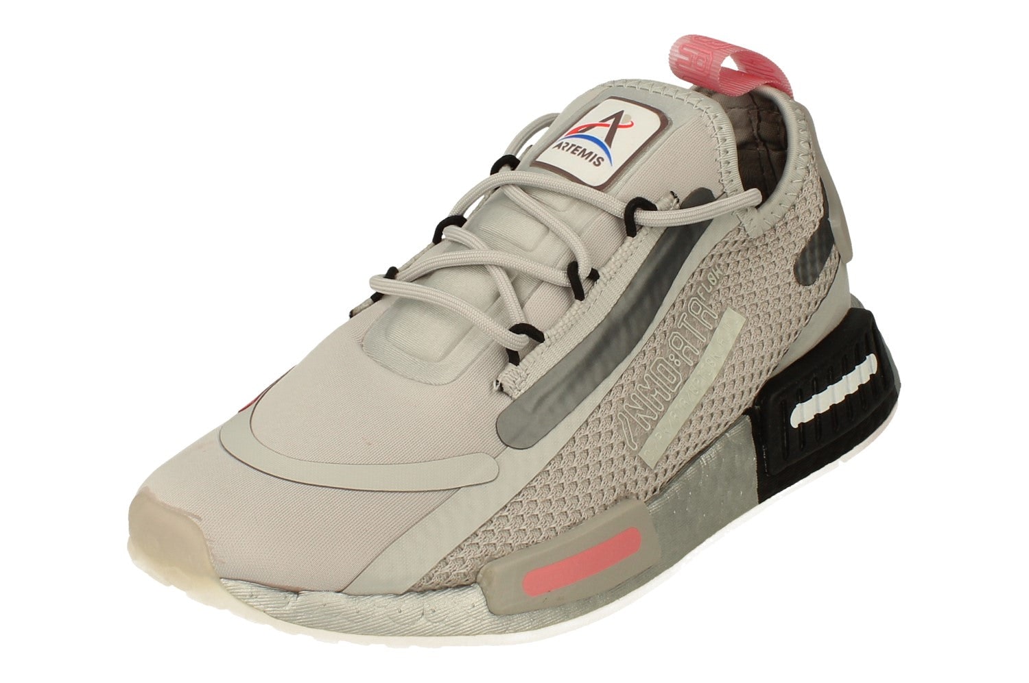 Adidas Women's Grey/Pink/Black Originals Nmd_r1 Spectoo Sneakers Fz3206 - Uk 4.5 | Us 6 | Eu 37 1/3
