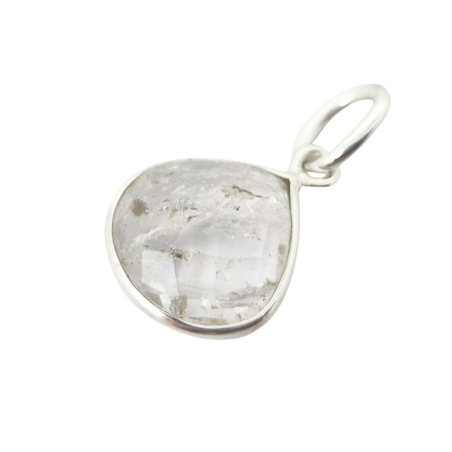 Harfi Silver Herkimer Diamond April Birthstone Pendant
