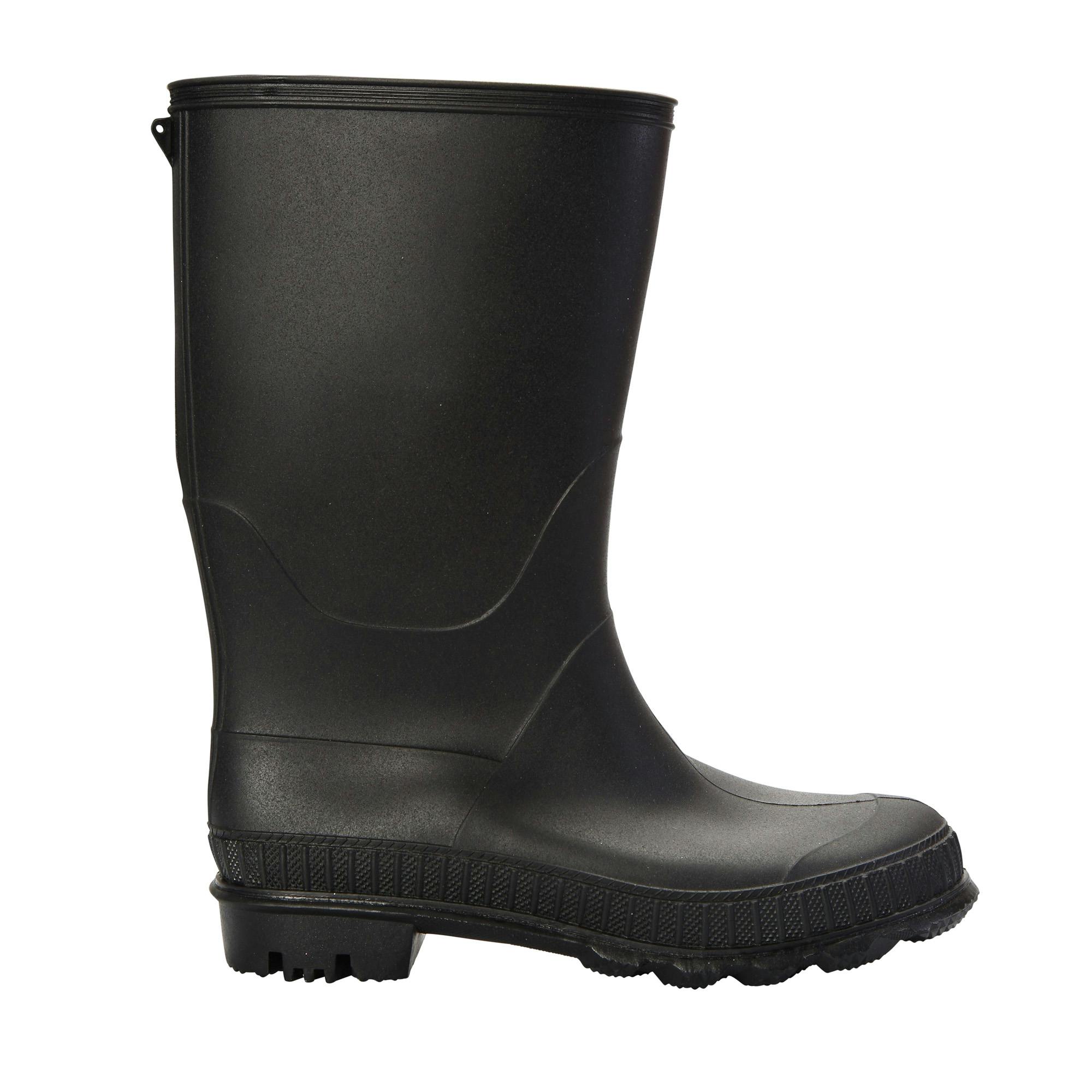 Mountain Warehouse Black Childrens/Kids Plain Wellington Boots - 12 Uk Child