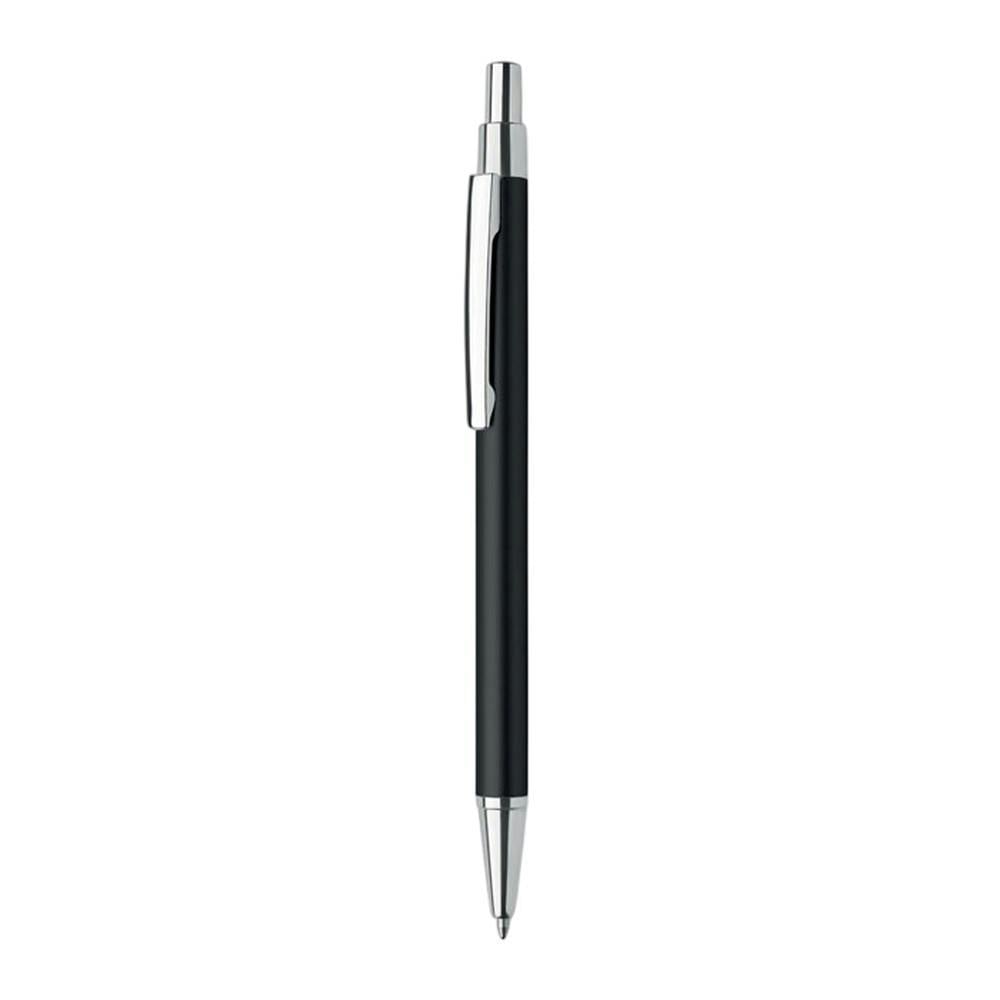 Rackhams Black Dana Recycled Aluminium Ballpoint Pen - 14Cm X 0.8Cm