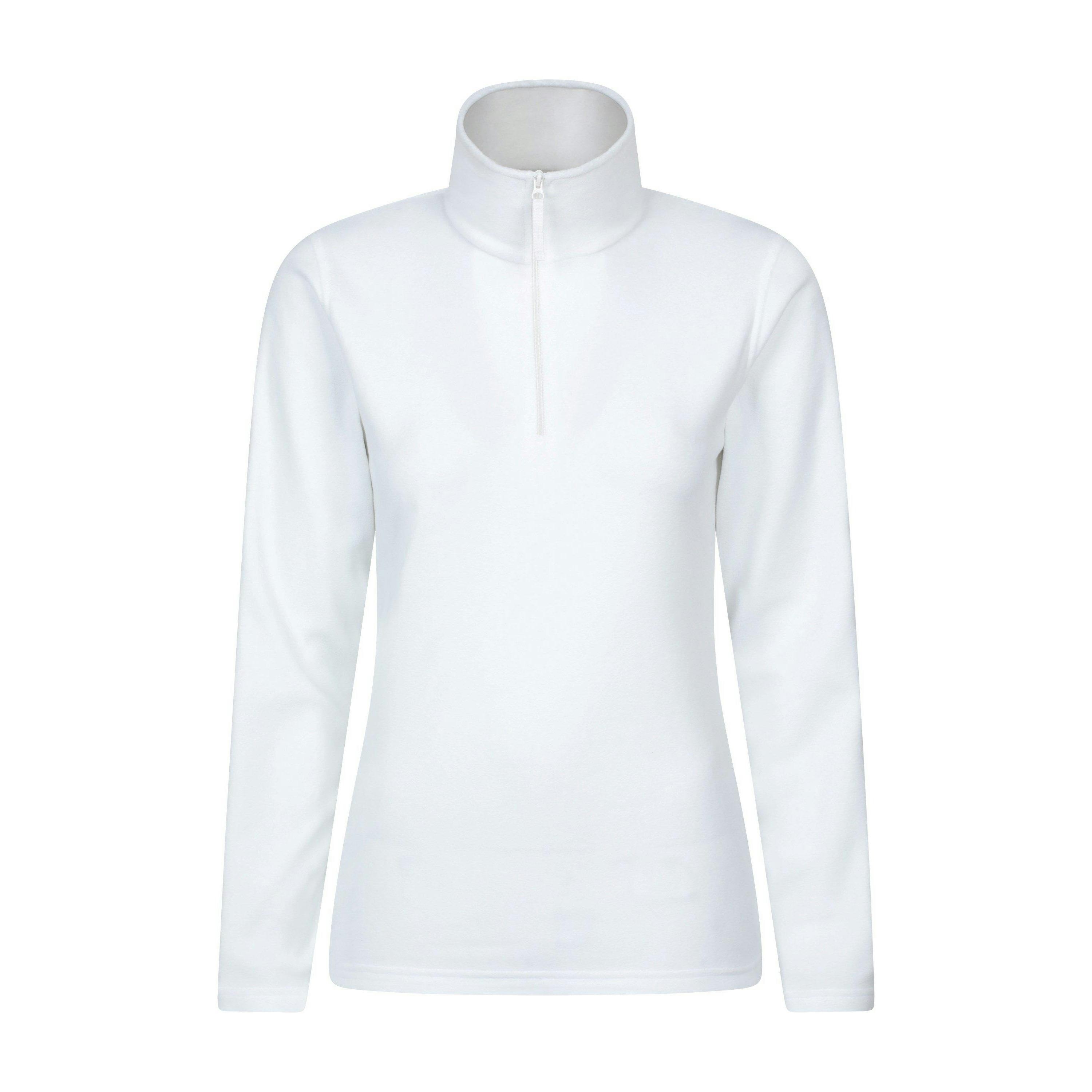 Mountain Warehouse Women's Beige Camber Ii Fleece Top - M - 100% Polyester