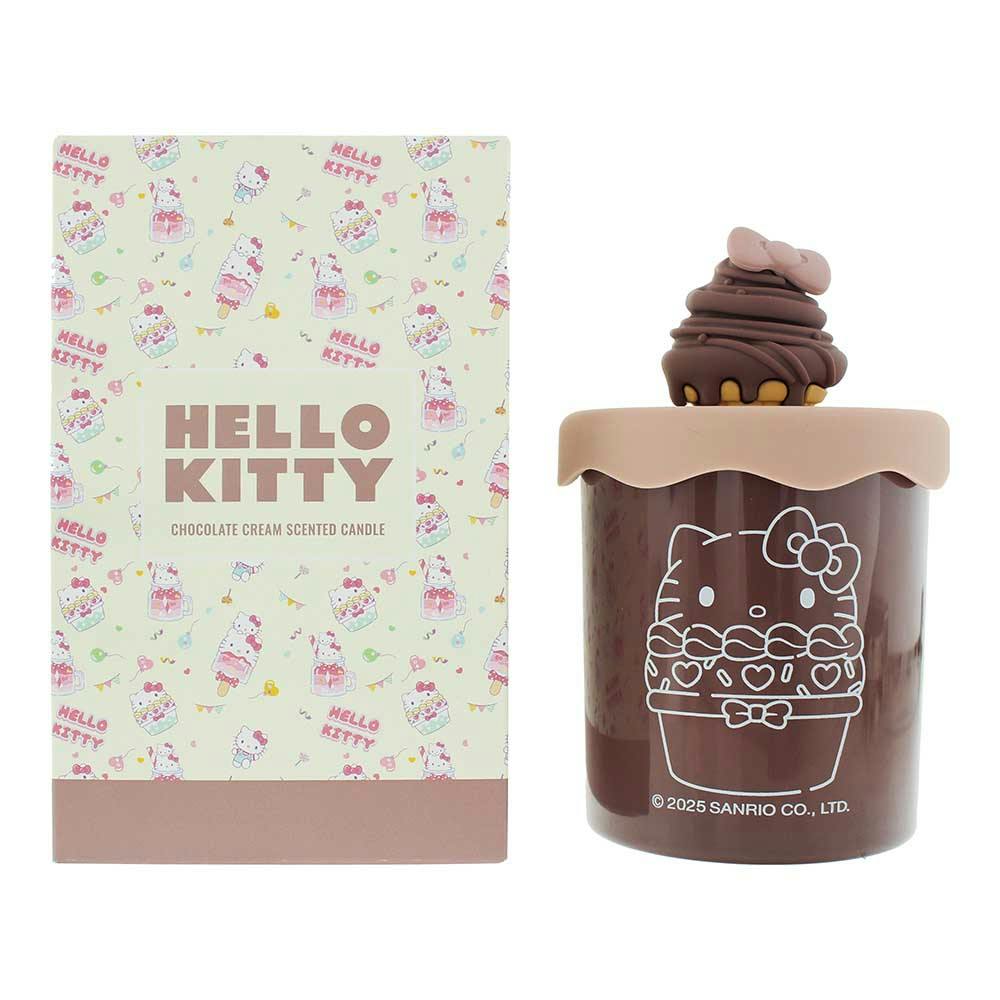 Hello Kitty Chocolate Cream Candle - 206g - Shea & Paraffin Wax Blend - 3D Silicone Lid - Image 3