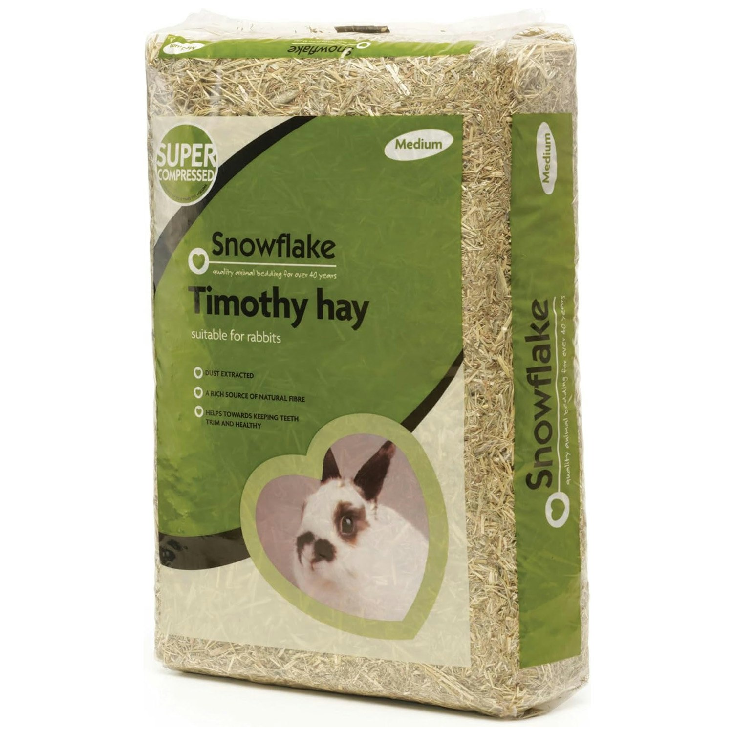 Storm Trading Group 1.5Kg Timothy Hay Natural Fibre Grass Dust Extracted For Rabbits, Guinea Pigs, Hamsters & Degus - 3 Bags