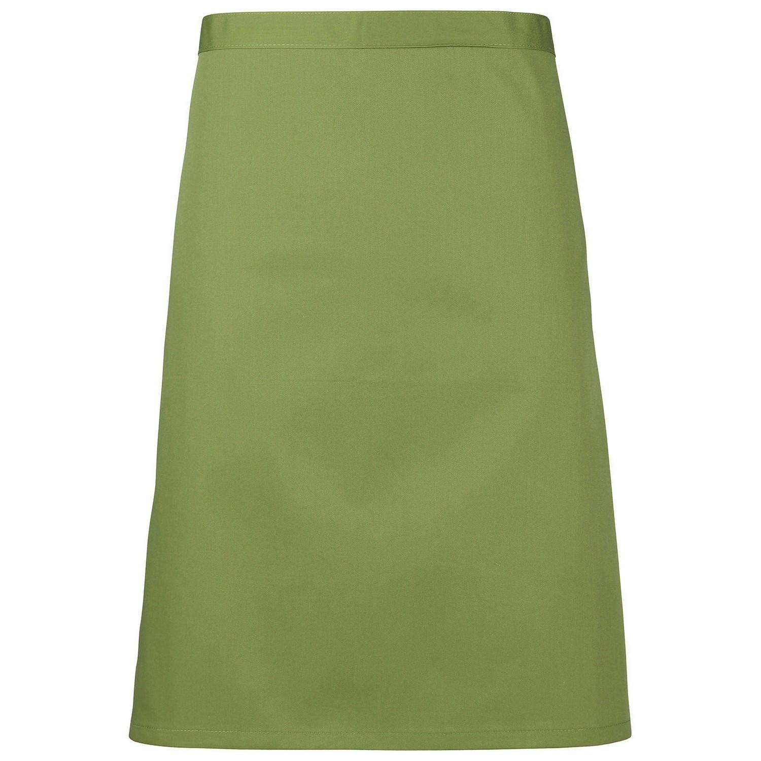 Premier Unisex Green Colours Mid Length Apron In - Image 2