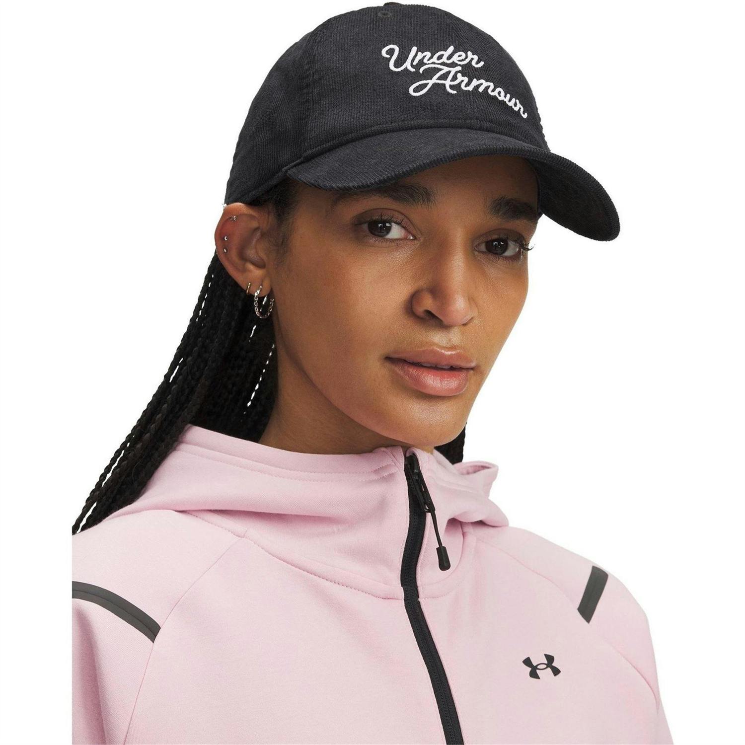 Under Armour Black Sportstyle Corduroy Baseball Cap - One Size