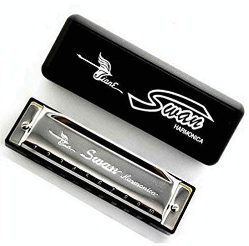 Kav Harmonica Key Of C 10 Hole 20 Tone Diatonic Harmonica C With Case For Beginner, Students, Kids Gift