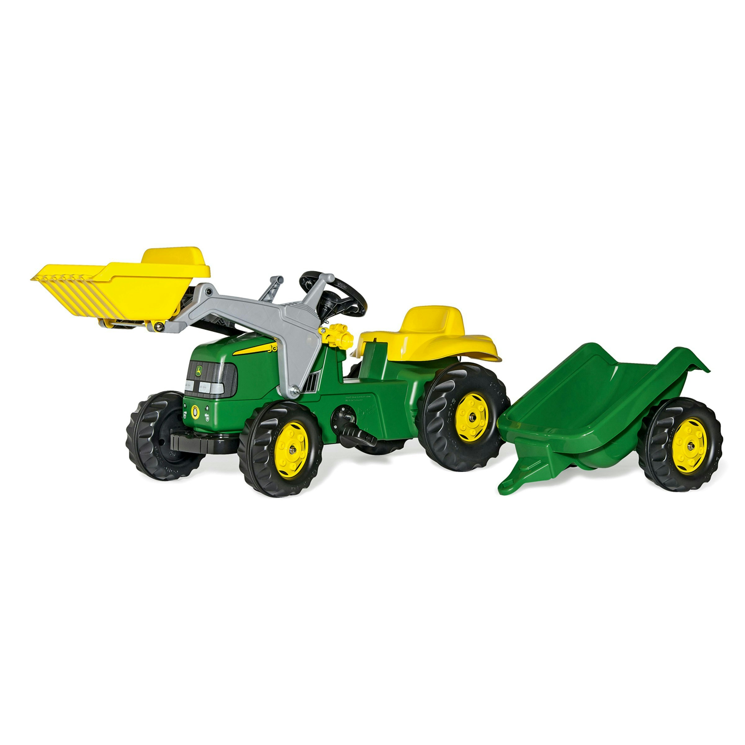 Rolly John Deere Tractor & Frontloader & Trailer