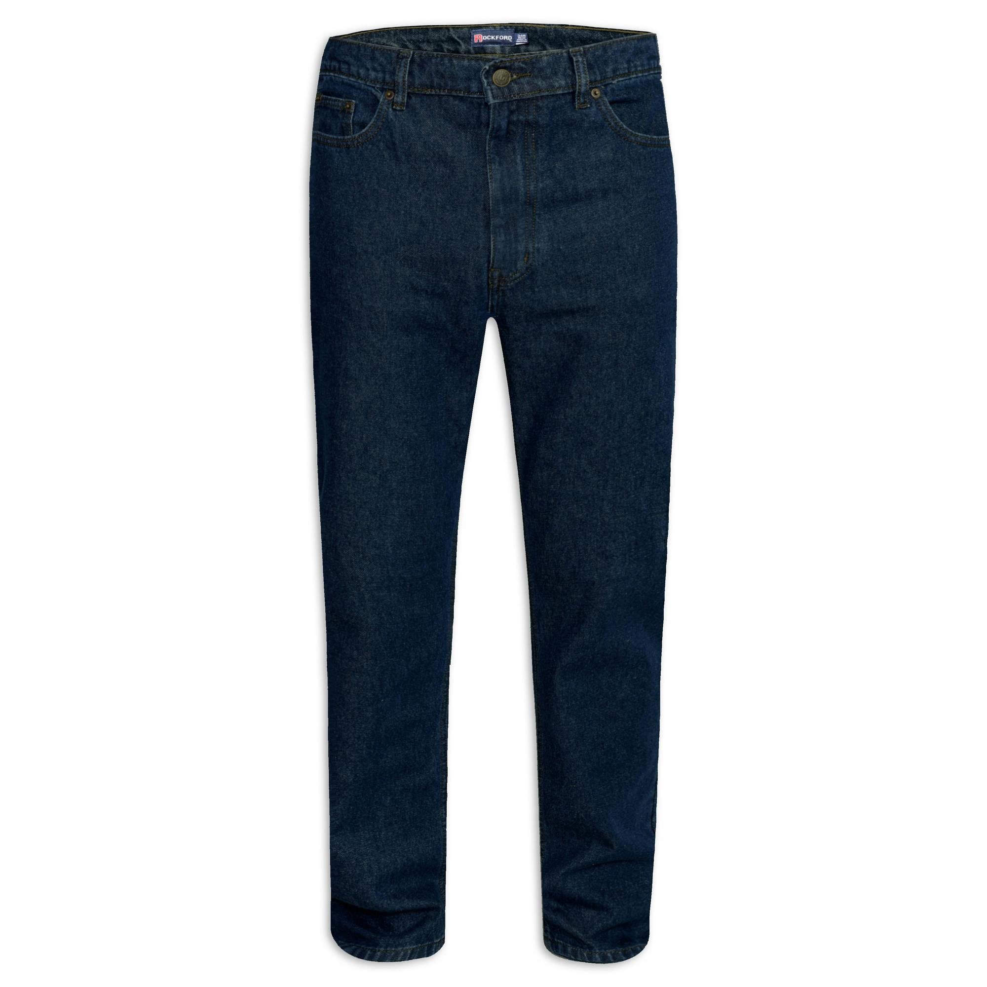 Duke Men's Indigo D555 Rockford Denim Comfort Jeans - 36L - 100% Cotton