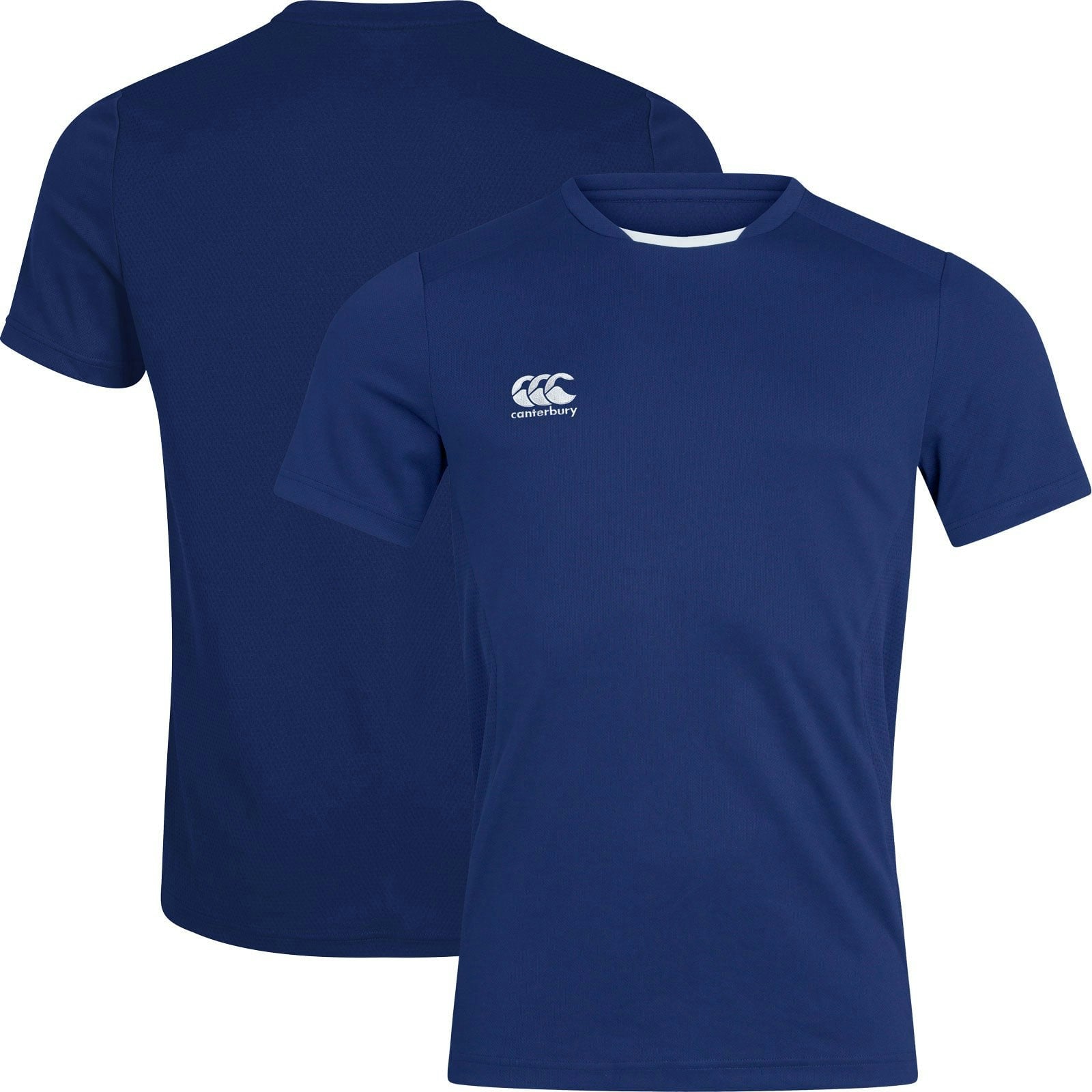 Canterbury Men's Blue Club Dry Training Tee {Qa005730} - Royal - Medium