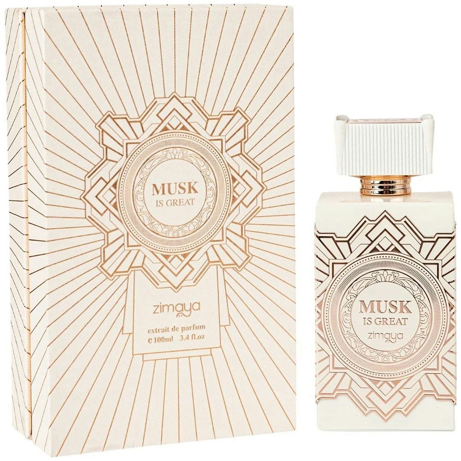 Zimaya Women's Orange/White/Pink (Afnan) Musk Is Great Extrait De Parfum 100Ml
