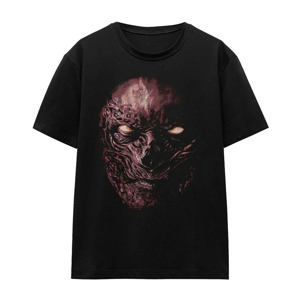 Stranger Things Women's Black Vecna Face Oversized T-Shirt - Xxl