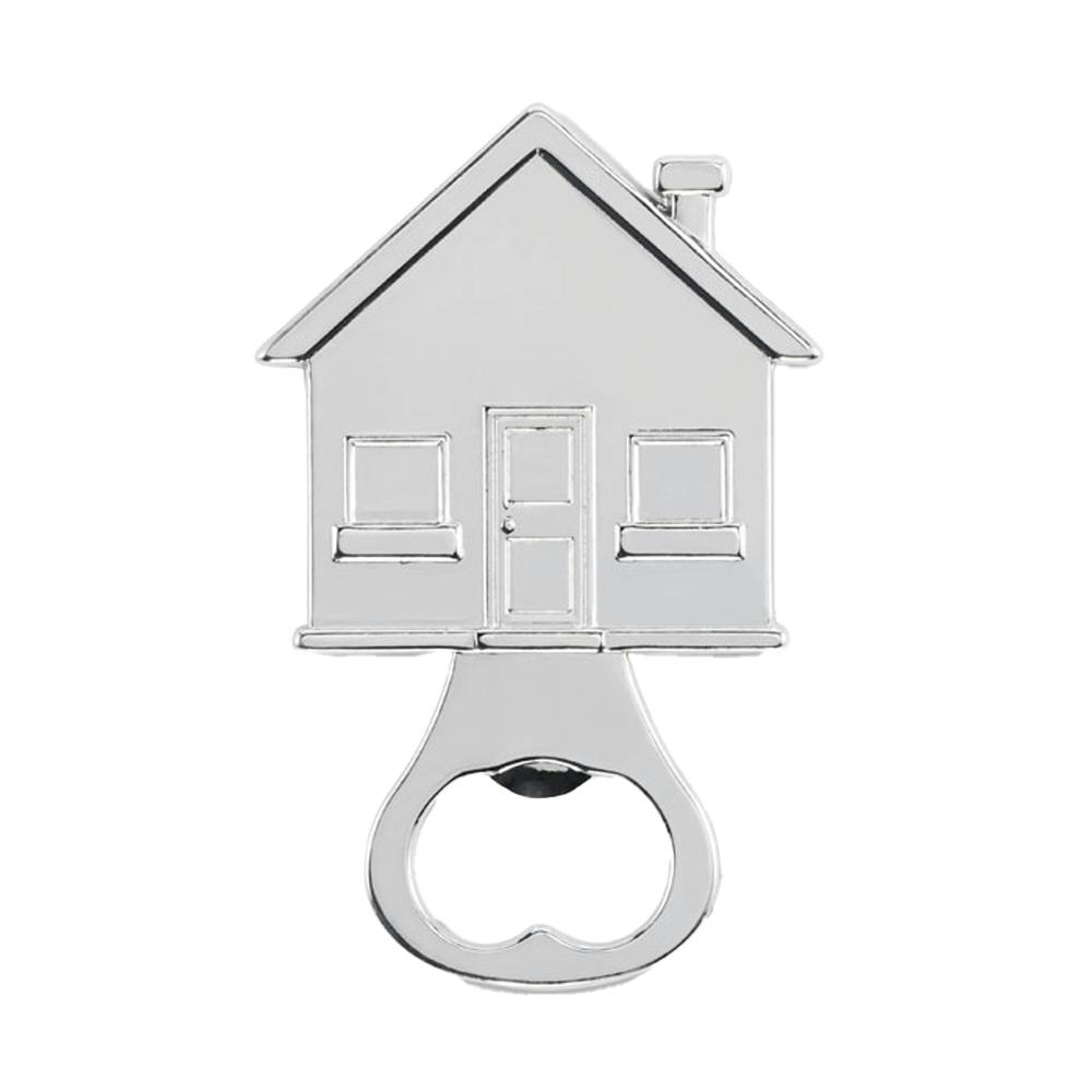 Midocean Silver Myhouse Bottle Opener - Matt - One Size - Matt - 100% Mixed