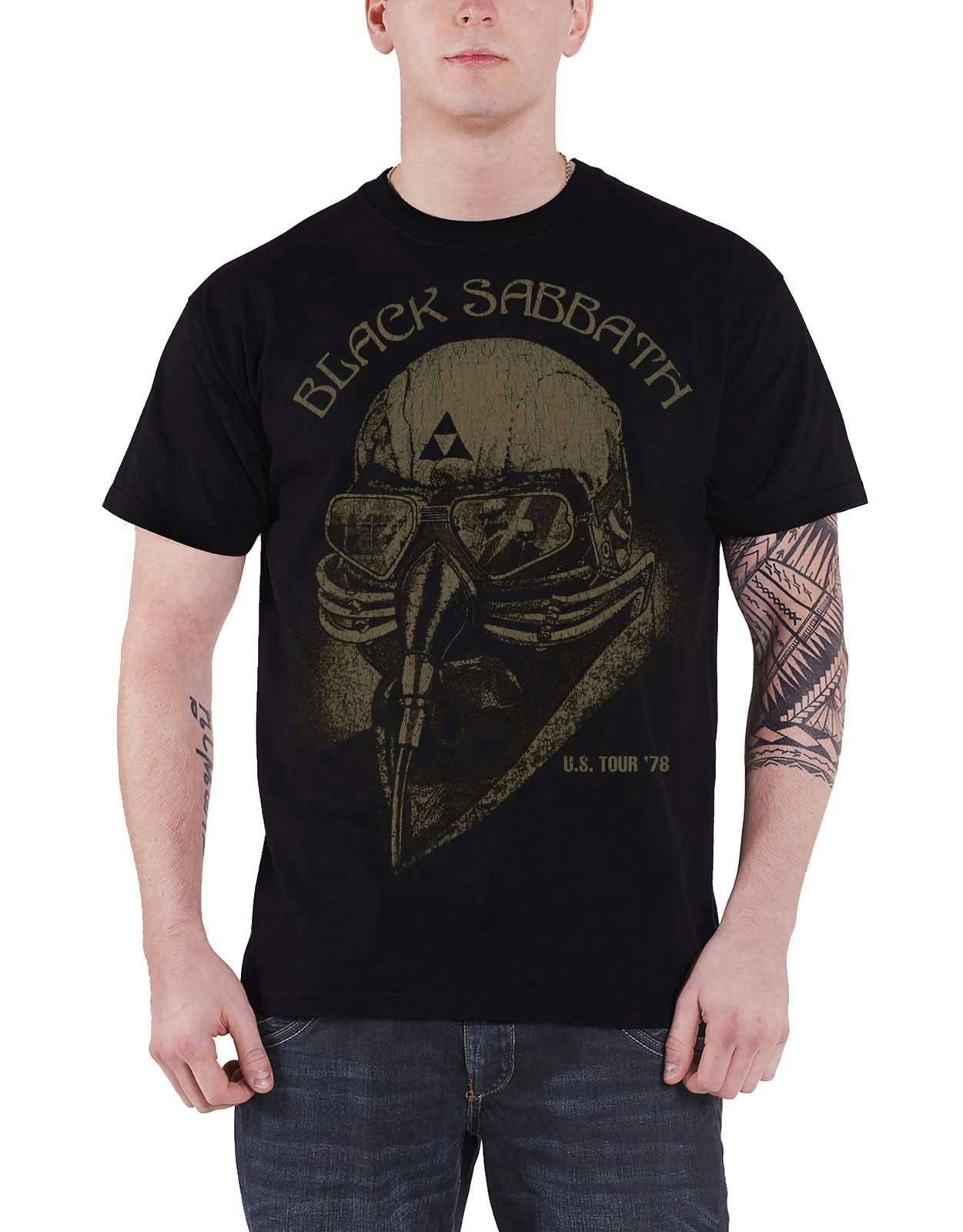Paradiso Clothing Unisex Black Sabbath Us Tour 78 Vintage T Shirt - Xxl