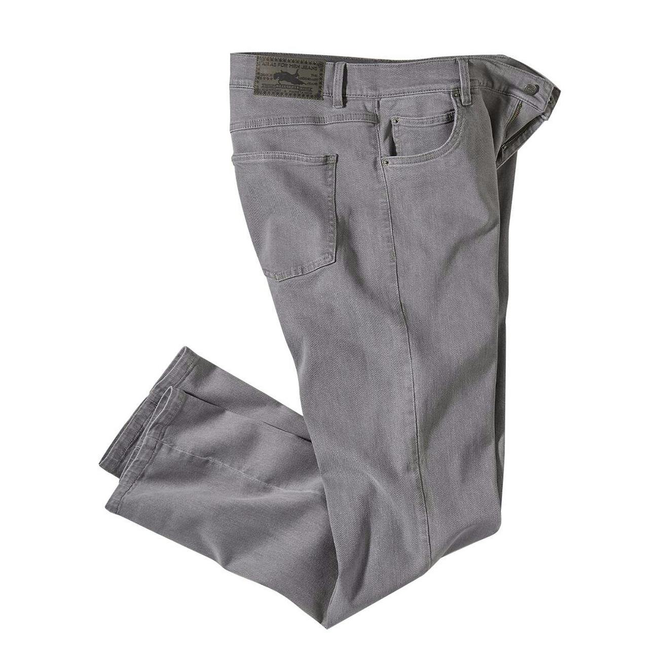 Atlas For Men Men's Grey Atlas For Denim Jeans - 28R - 98% Cotton/2% Elastane