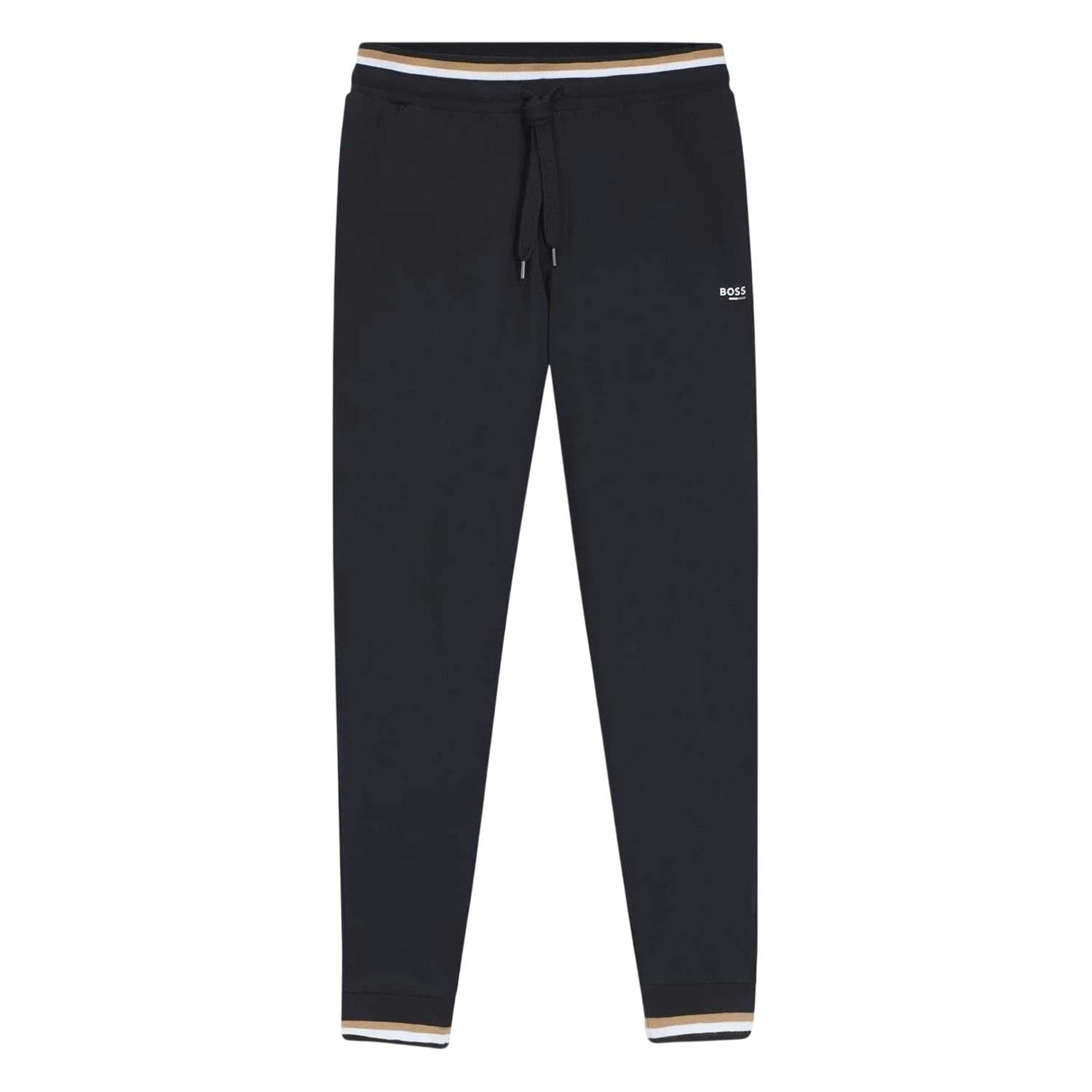 Boss Men's Black Iconic Slim Jogging Bottoms - M R - 100% Cotton