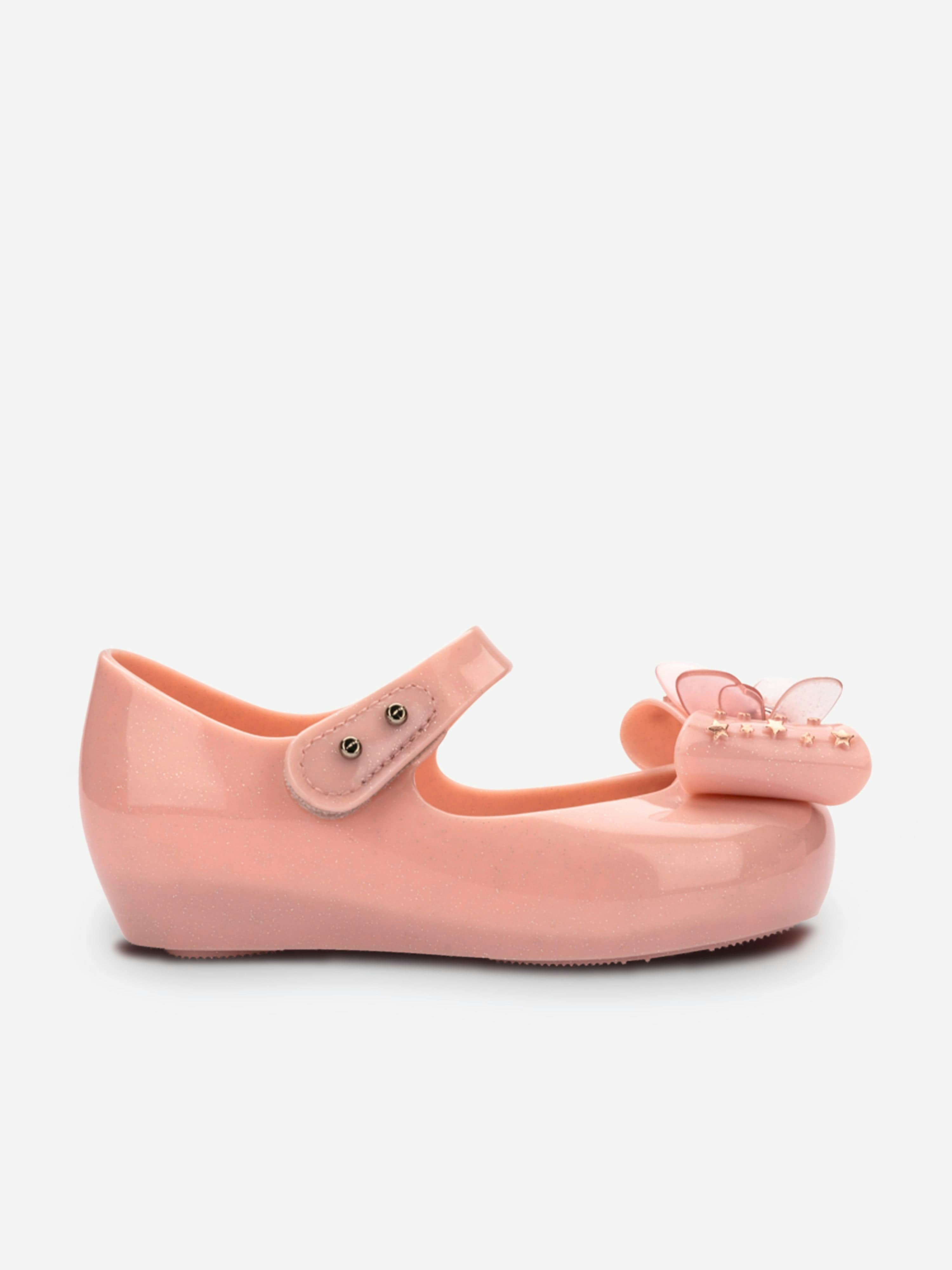 Mini Melissa Girls Pink Ultra Star Ii Shoes In - Eu 19 - 20 Uk 4