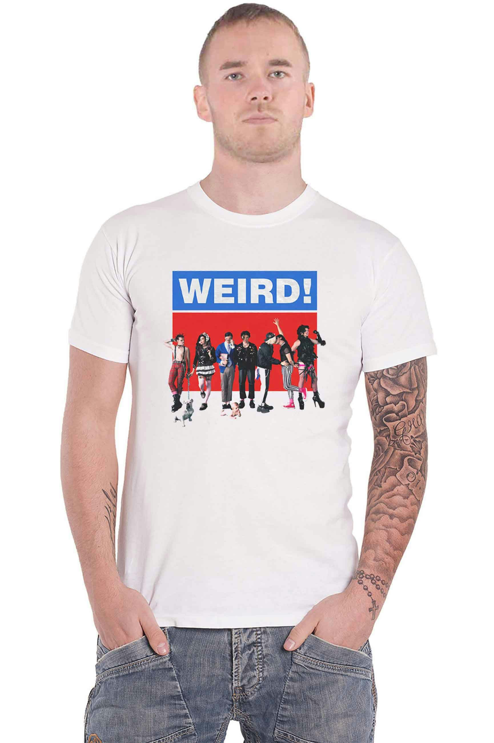 Paradiso Clothing Unisex White Paradiso Yungblud Weird Logo T Shirt - L