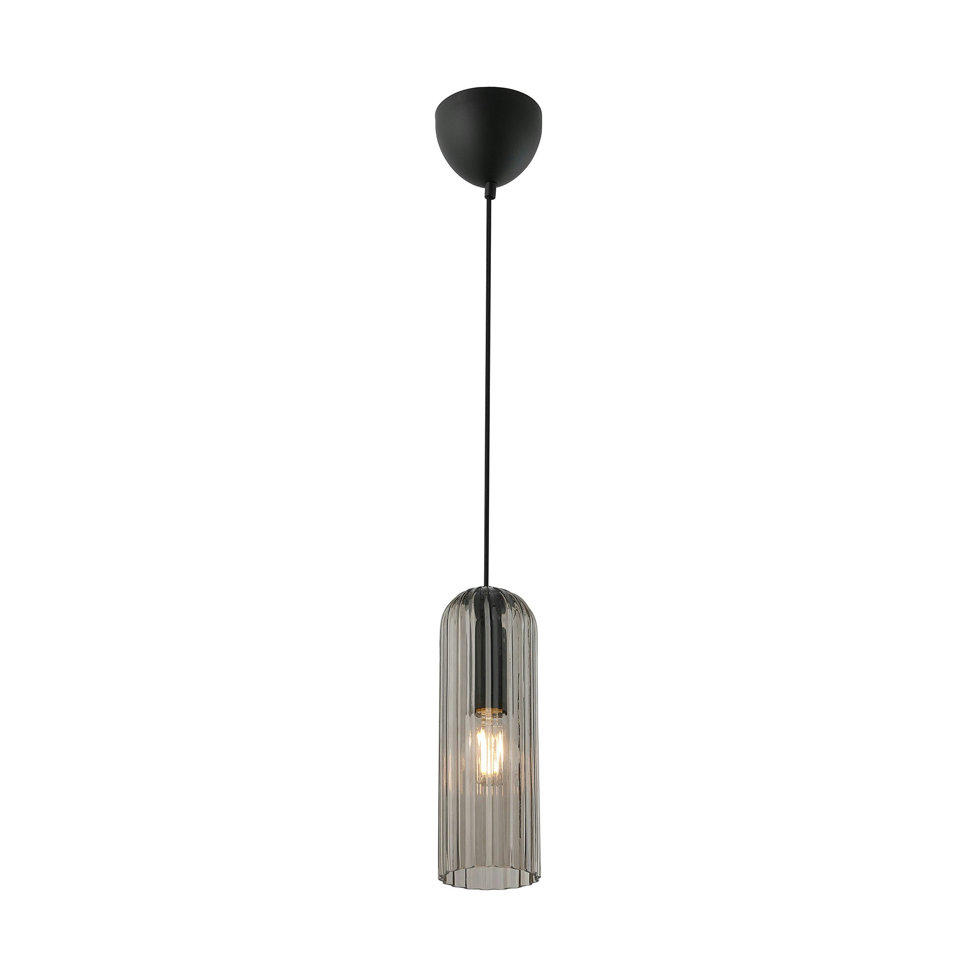Nordlux Black Miella | Ceiling Pendant | Smoked - Glass - 1