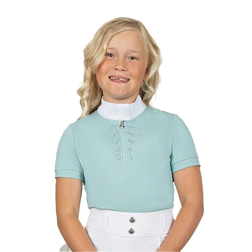 Coldstream Childrens/Kids Harthill Show Shirt - Glacier Boulevard/Glacier Boulevard - 7-8 Years, 7-8 Years - Glacier Boulevard/Glacier Boulevard