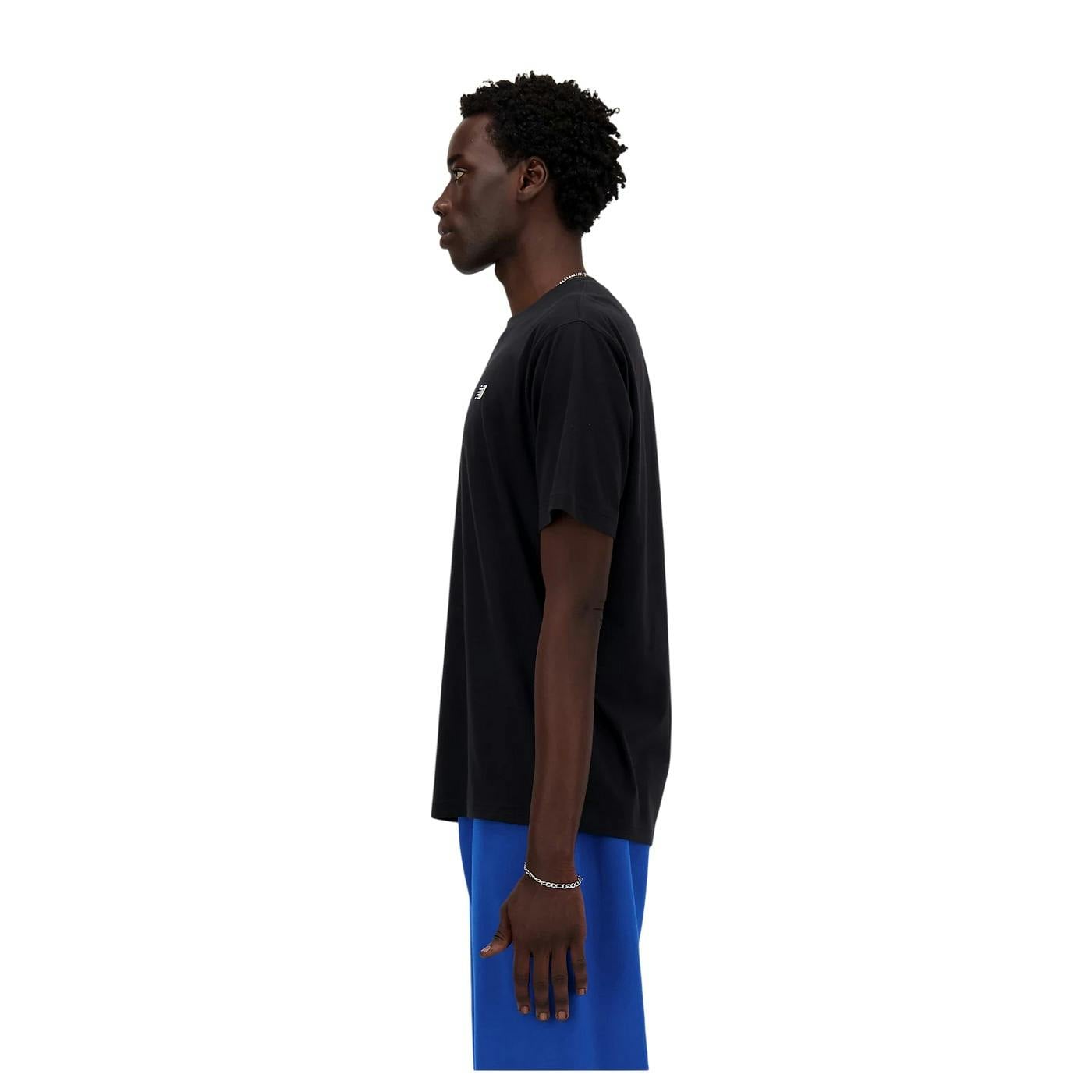 New Balance Men's Black Cotton T-Shirt - L - 100% Cotton
