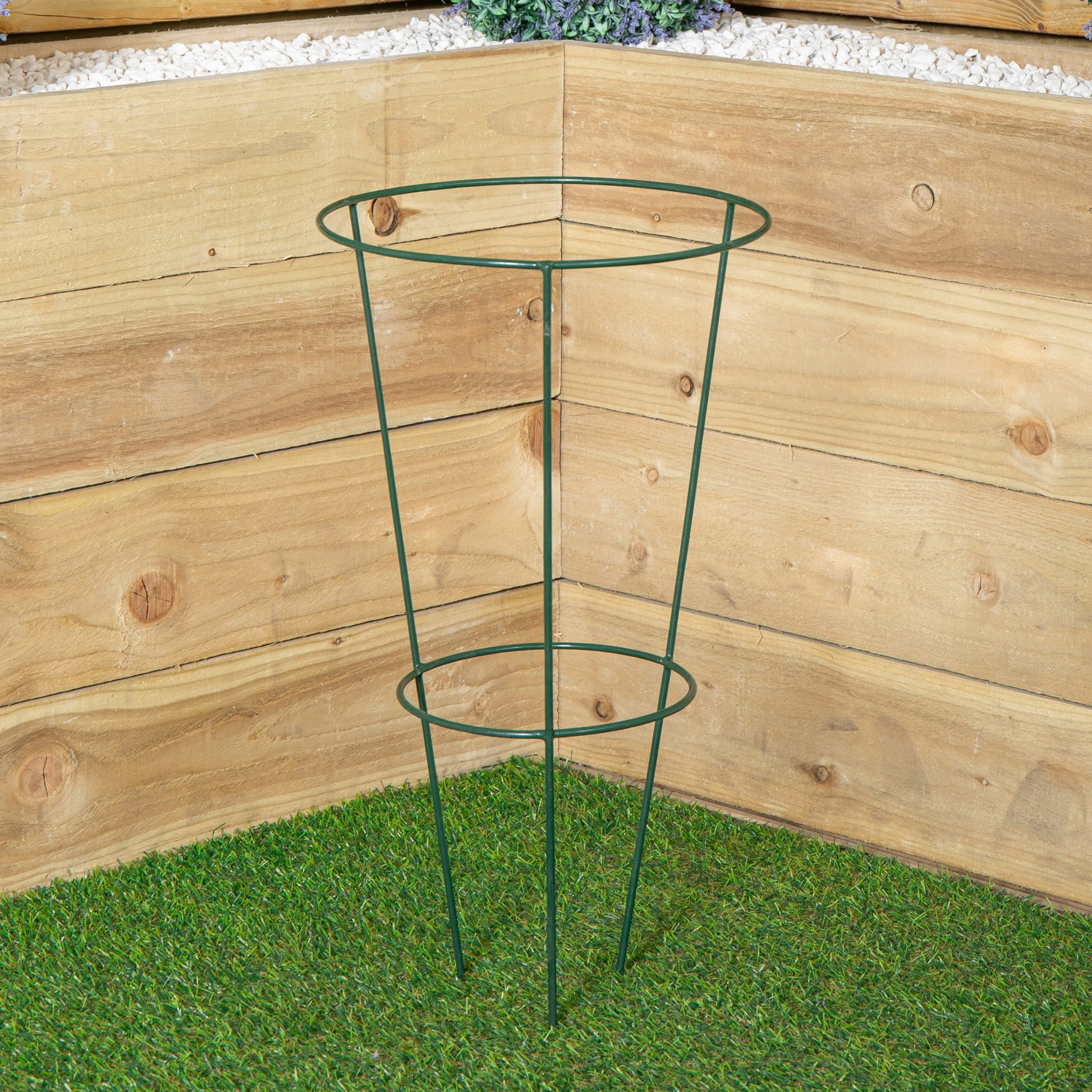 Rackhams Green Tom Chambers Urban Conical Garden Plant Support Ring 30Cm - Medium - Plant Supports
