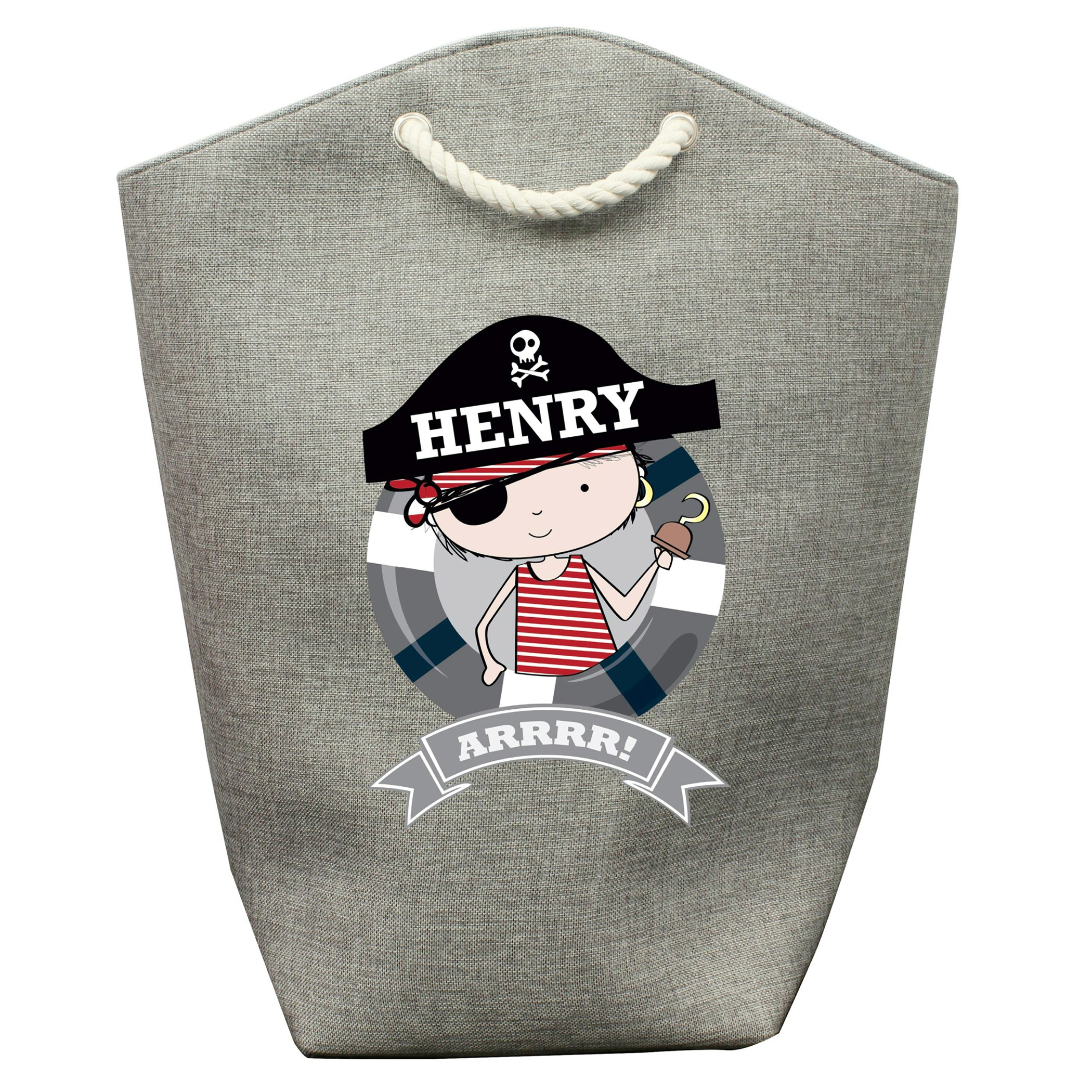 Rackhams Personalised Pirate Storage Bag